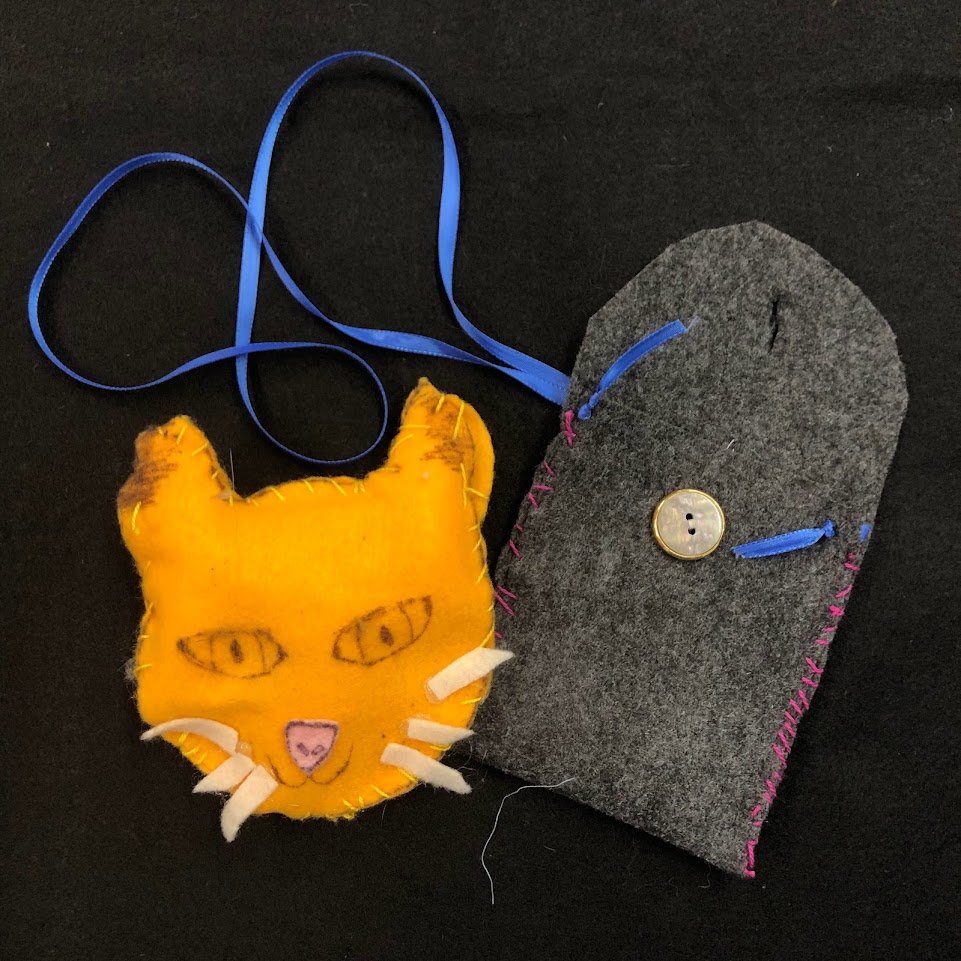YB's Felt Creature and Pocket Pouch