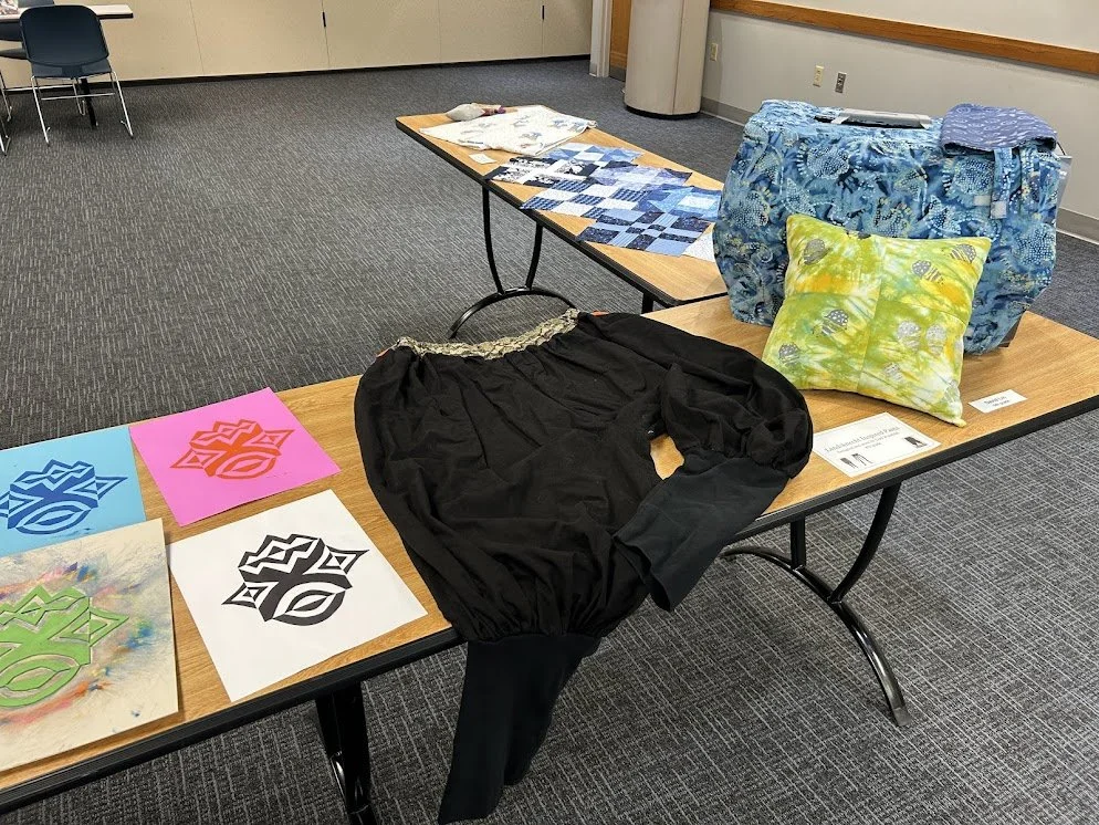 Library Exhibit 2026. Sewing projects.jpg