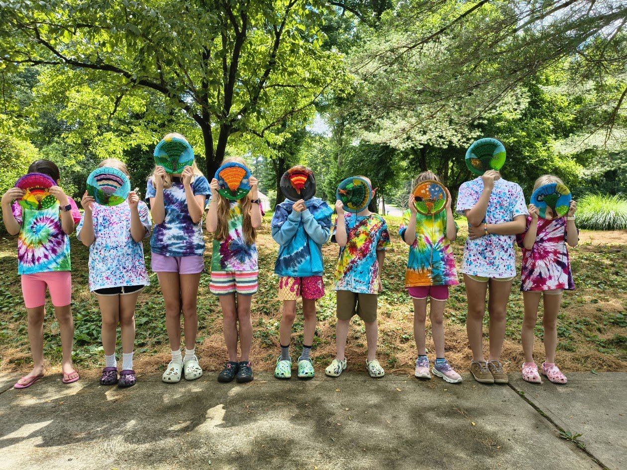 Fiber Arts Fun 2026 Campers with Woven Trees.jpg