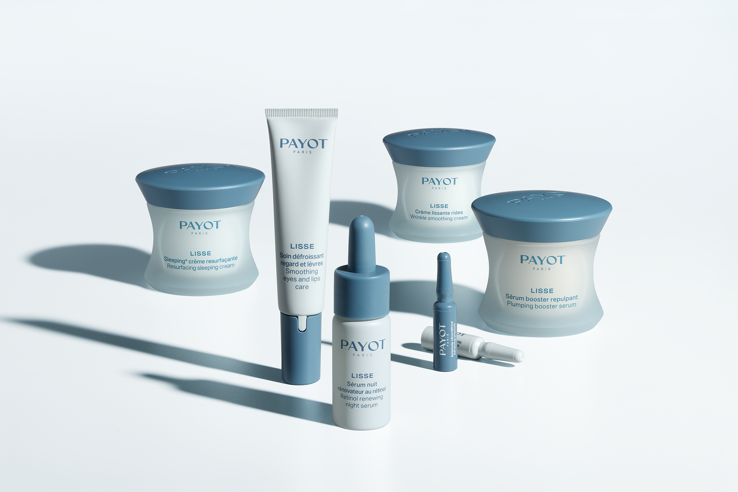 LISSE : Smoothing care range,
First Wrinkles.
