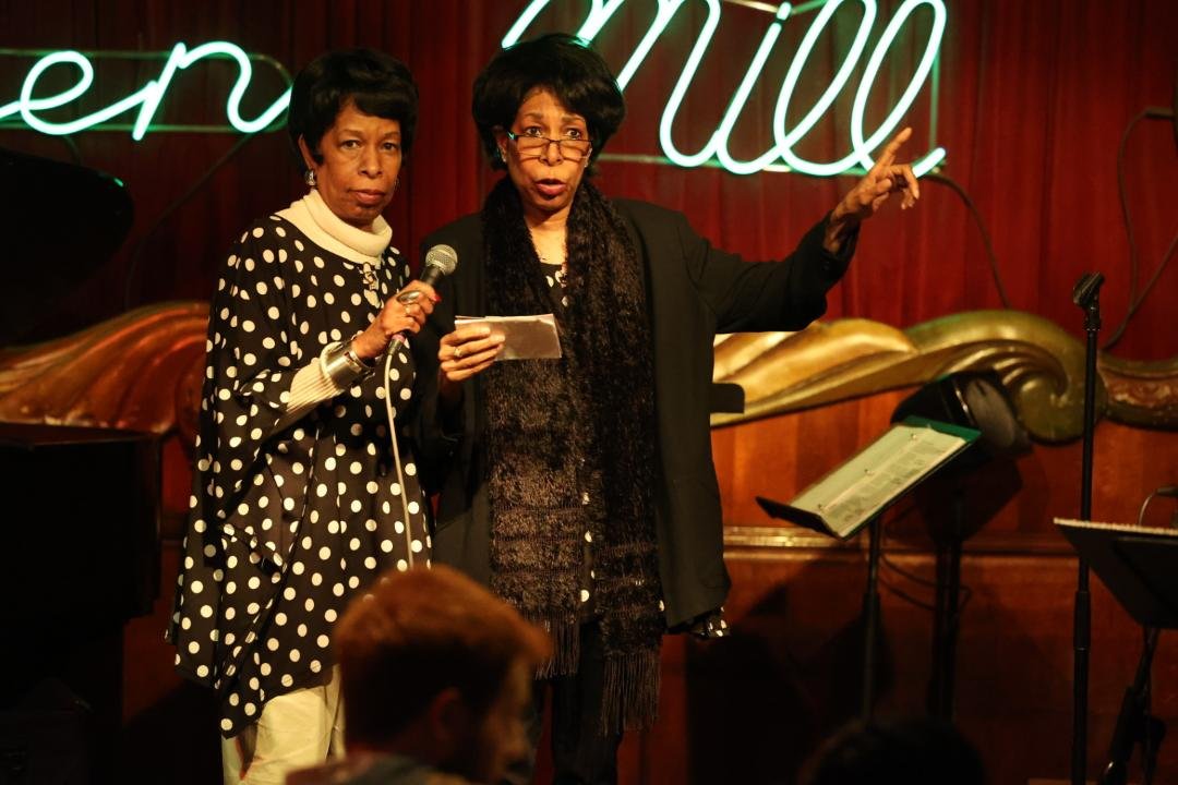    Linda and Brenda, the Jazz Twins from WHPK, served as the event’s mistresses of ceremonies.&nbsp;   