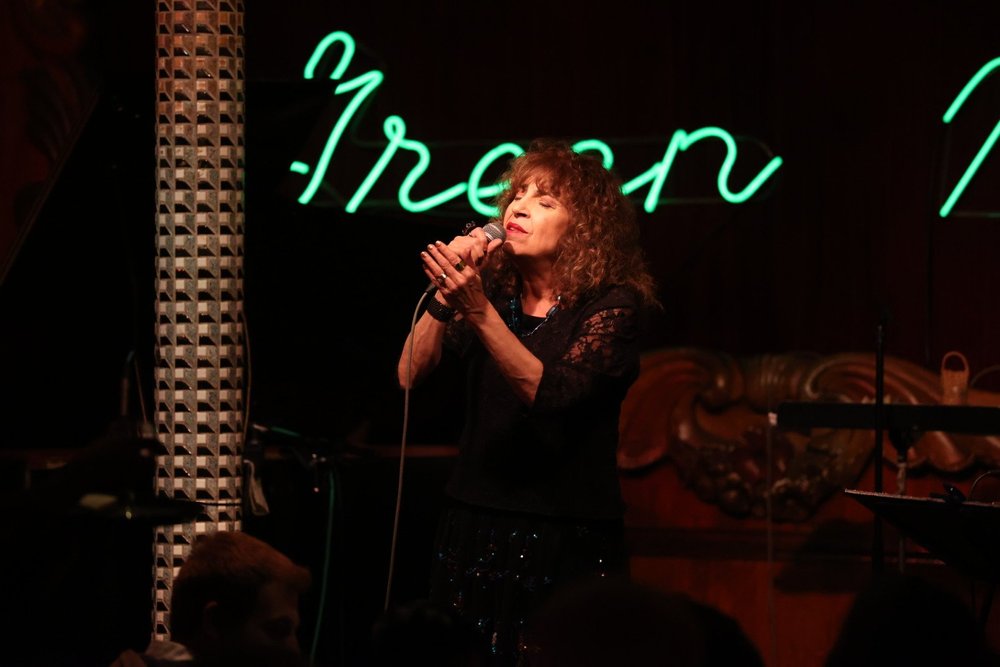    Joanie Pallatto, performing at the record release party for Accidental Melody.   