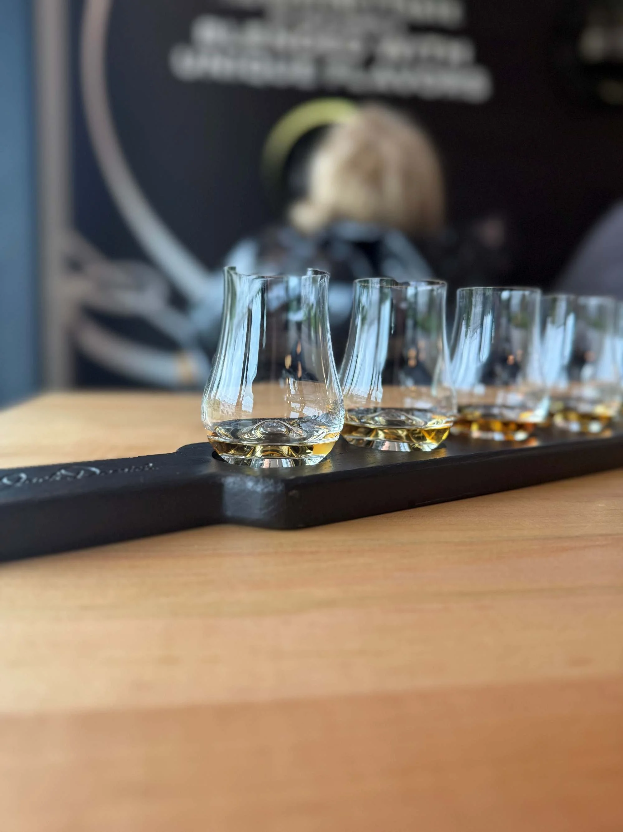 Guided whiskey tasting at the Jack Daniel Distillery in Lynchburg, TN