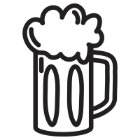 Beer mug icon representing the included craft beer flight