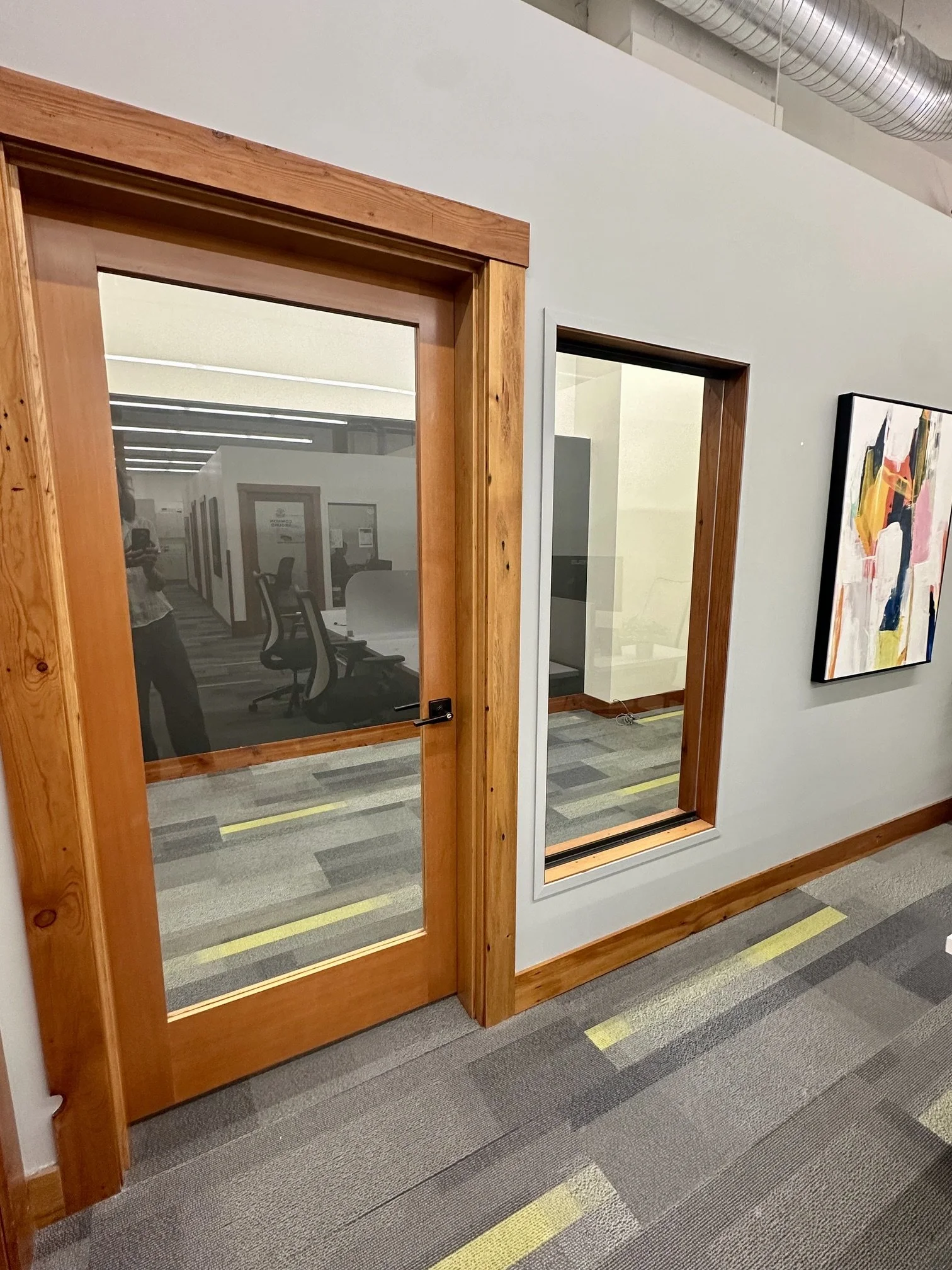 Two person unfurnished office.