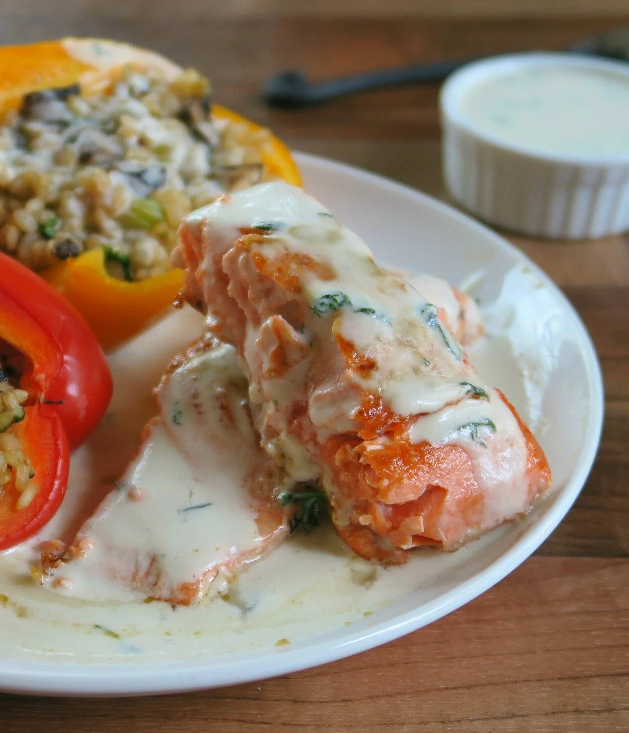 salmon and stuffed peppers_picmonkeyed.jpg