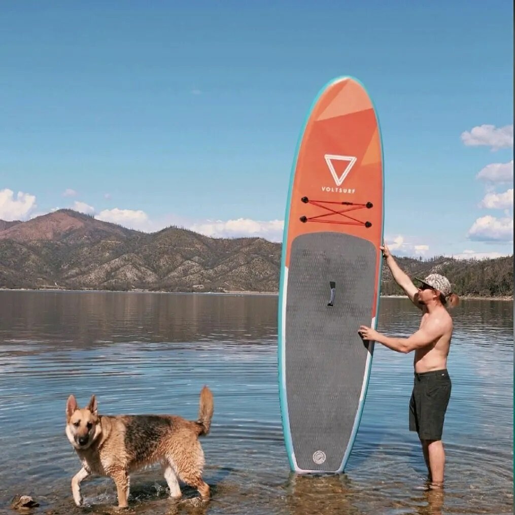 Looking for your very own stand up paddleboard?
We have 1 left in stock!!
Orange Rail
899+gst - cross-Canada shipping is included!

11' Rover has a 325 pound weight capacity. 
Bring a friend or a 🐕 buddy.
Sturdy enough for a yoga sesh, a chill float