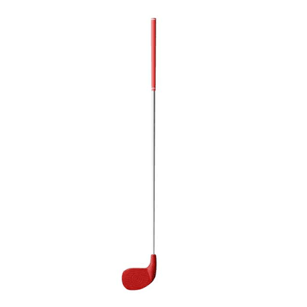 BucketGolf right-handed golf club with oversized plastic club head designed for backyard, beach, camping, and lawn golf games.