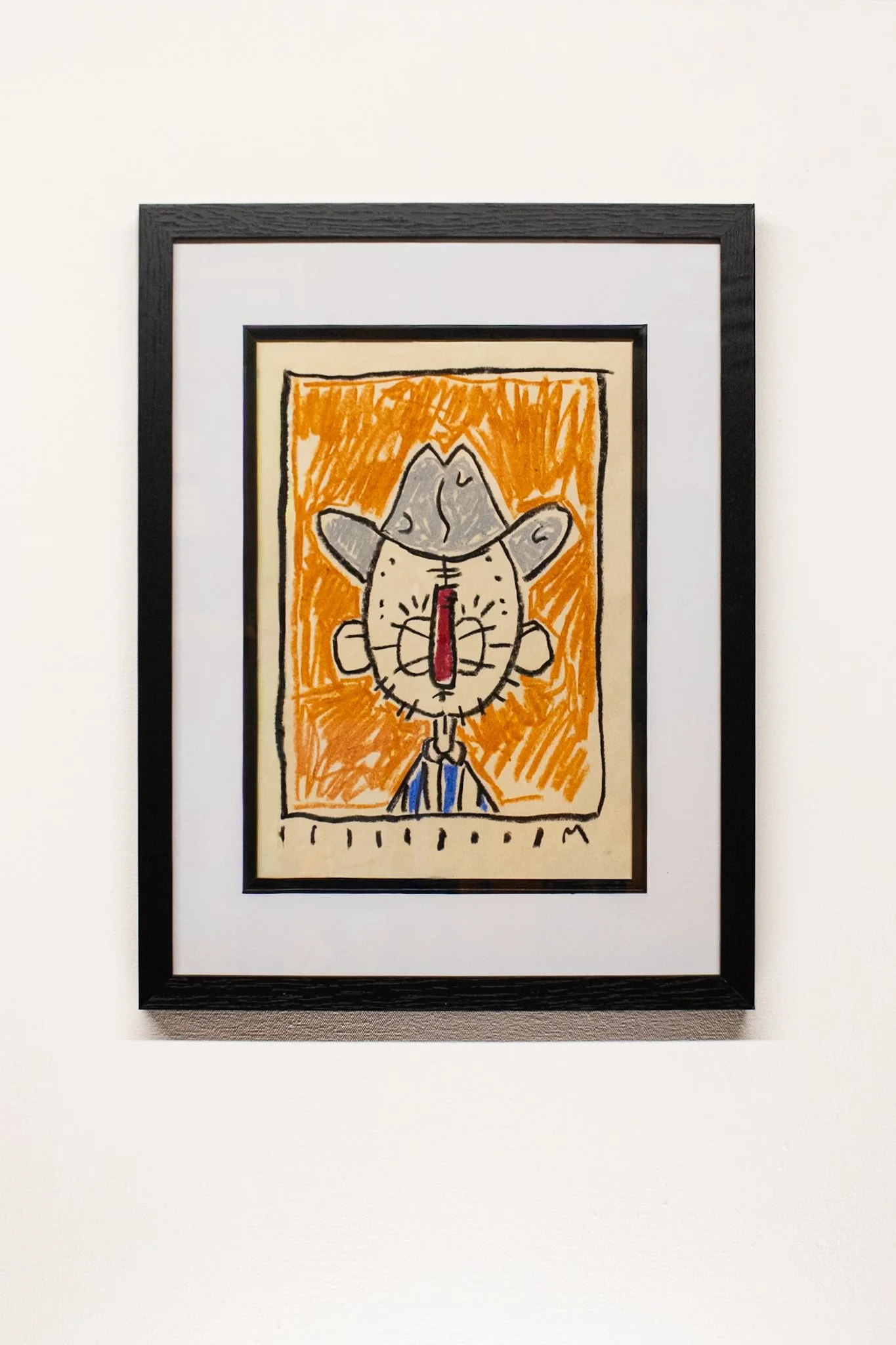 An experiment in drawing - A mean looking cowboy.jpg