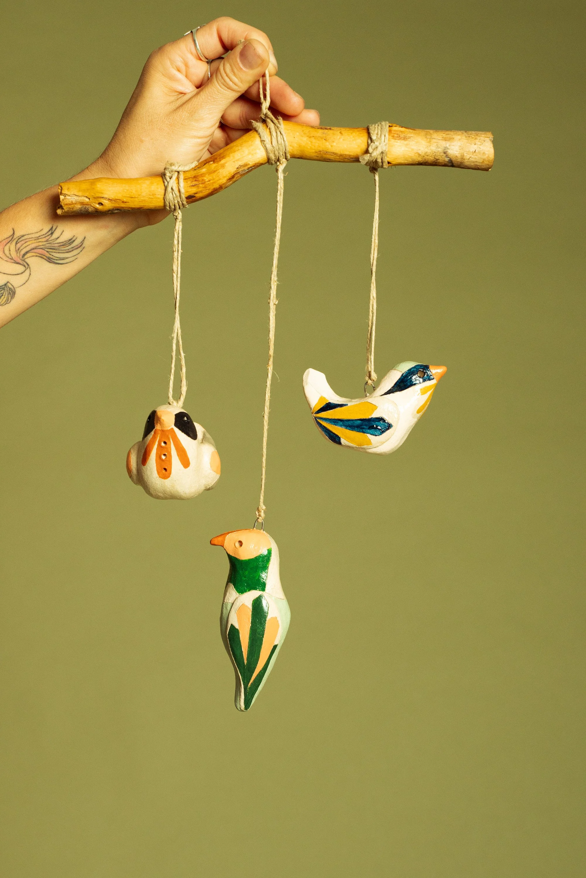 "Free Birds" 2023
Ceramic Mobile 