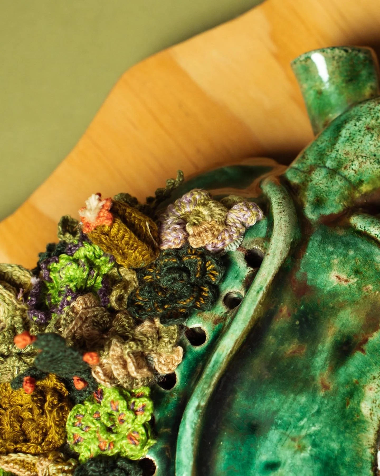 "Succulent Forest" Detail by Lynn Marie Lopez