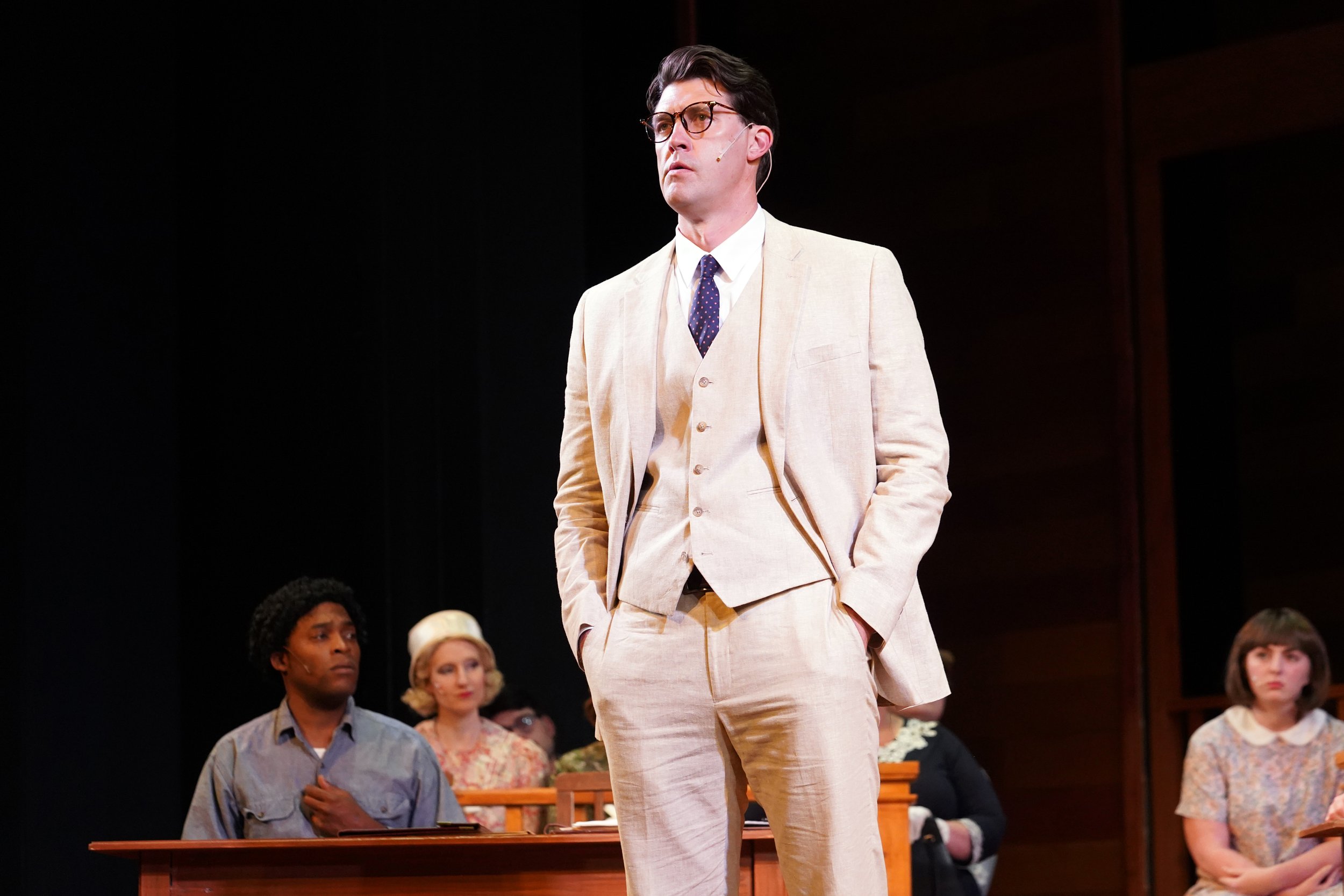  Tug Coker, a 1996 graduate of Stafford High School, has the lead role of Atticus Finch in  To Kill A Mockingbird , currently on stage at Riverside Center for the Performing Arts. Suzanne Carr Rossi, Riverside Center for the Performing Arts 