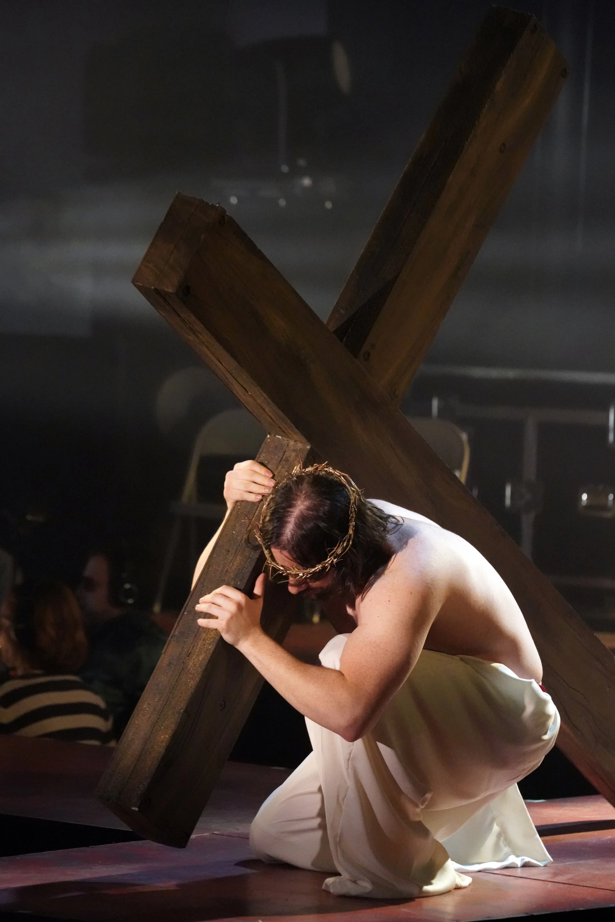  The cast of “Jesus Christ Superstar” starring Kevin Cleary as Jesus (center). Photo by Suzzanne Carr-Rossi. 