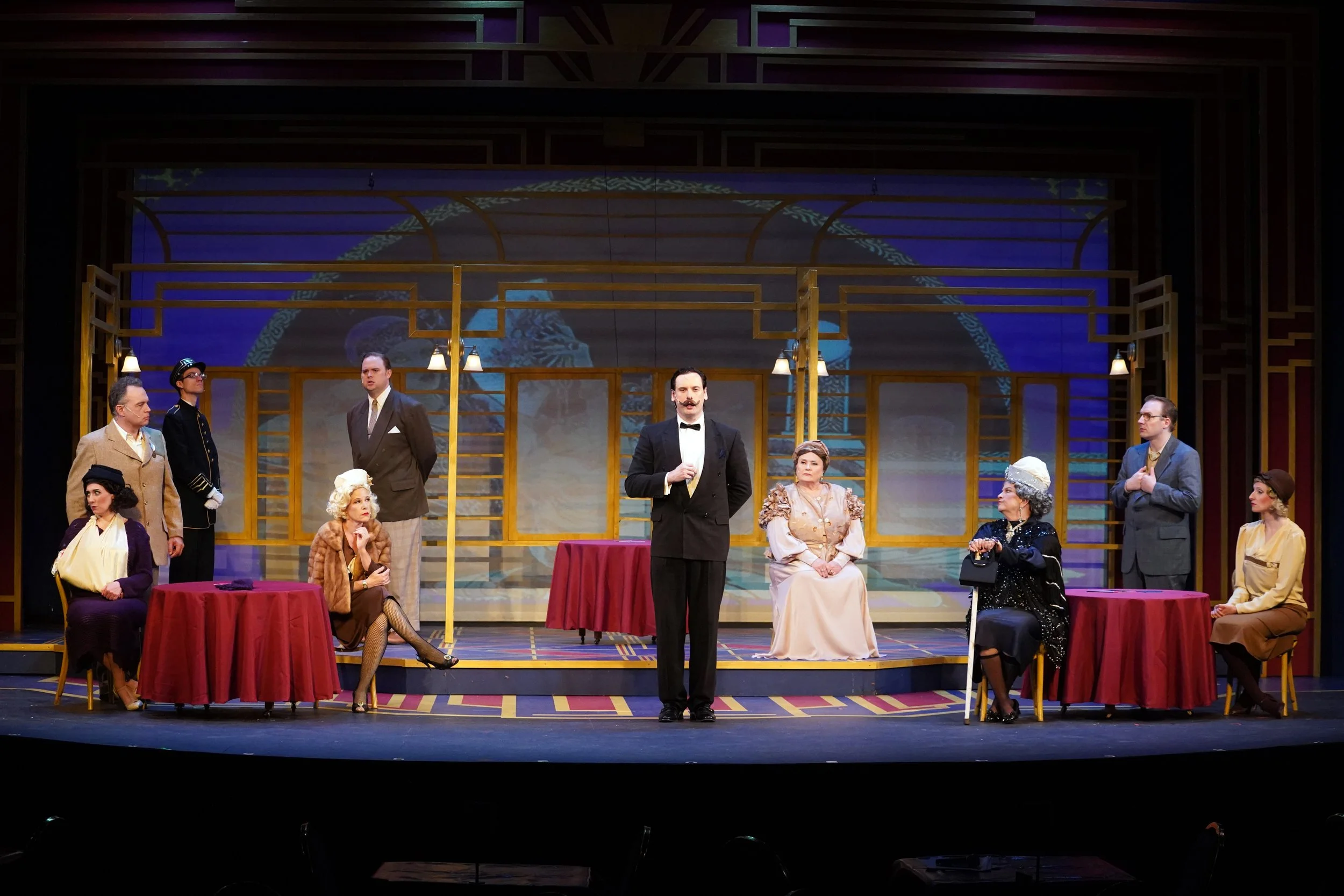    The play's current adaptation was written by Ken Ludwig at the request of the Agatha Christie estate. (Photo courtesy of Riverside/Suzanne Carr Rossi)   
