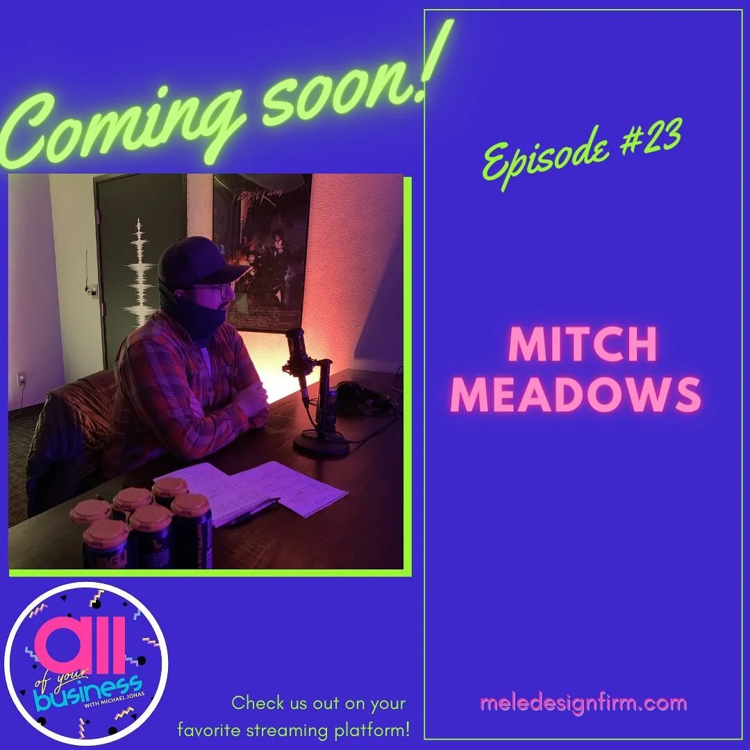 This Friday our episode with Mitch Meadows, owner of MeLe Design Firm will be joining us! Tune in to hear about Mitch&rsquo;s career and how it led to starting his own design firm. The episode will be up this Friday 3/12 on your favorite streaming pl