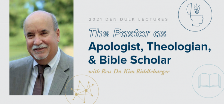 The den Dulk Lectures at Westminster Seminary California — The Riddleblog