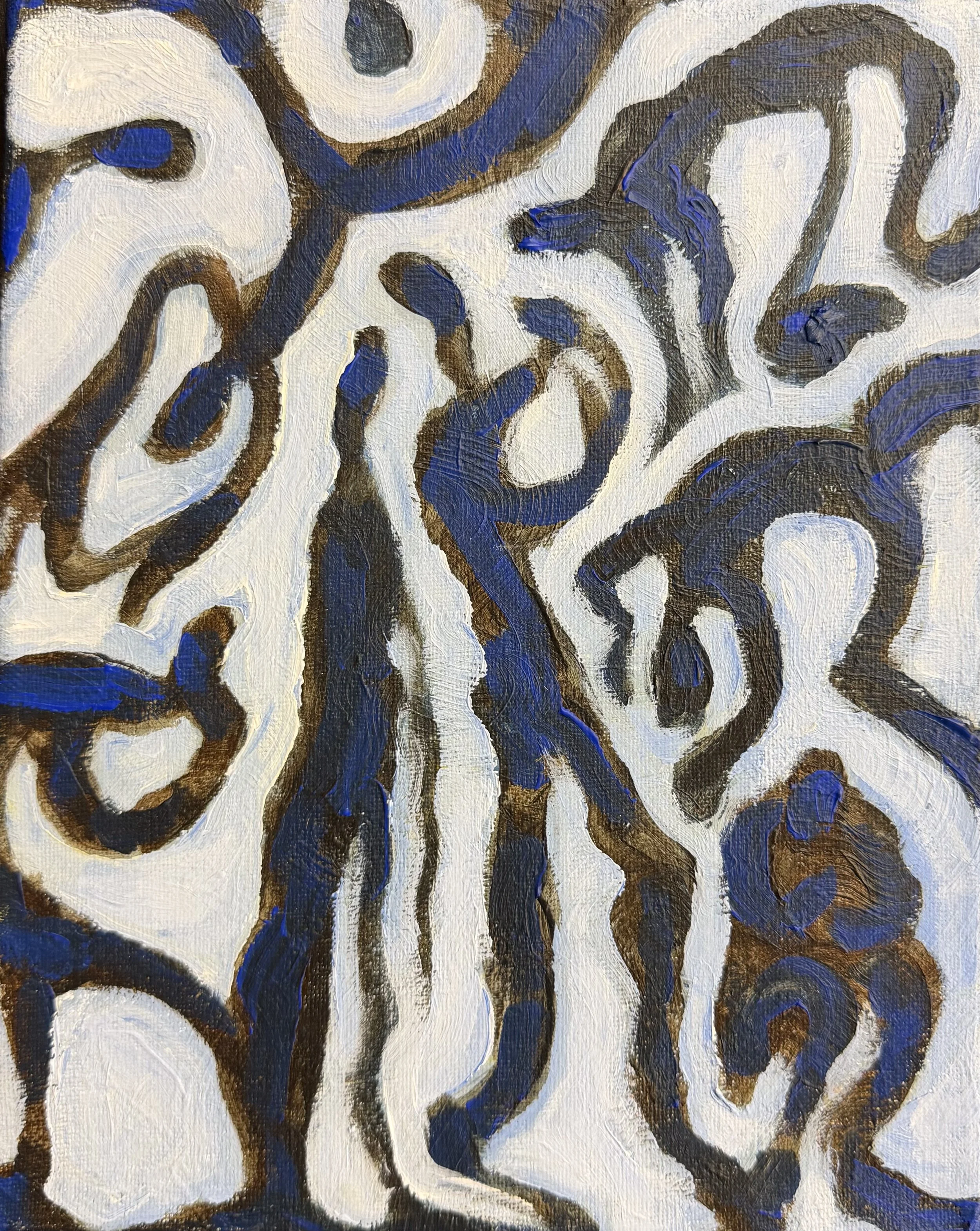 Independent Study 1. Medium: Acrylic on canvas. 10’’x8’’