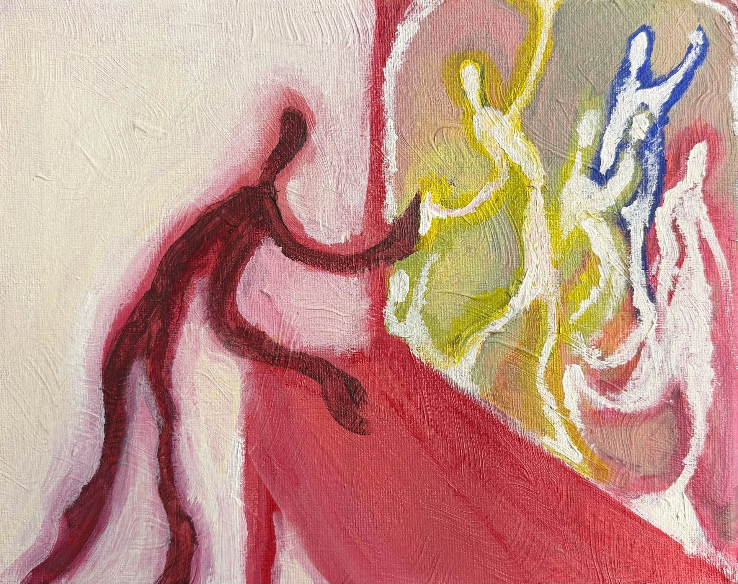 Independent Study 2. Medium: Acrylic on canvas. 8’’x10’’