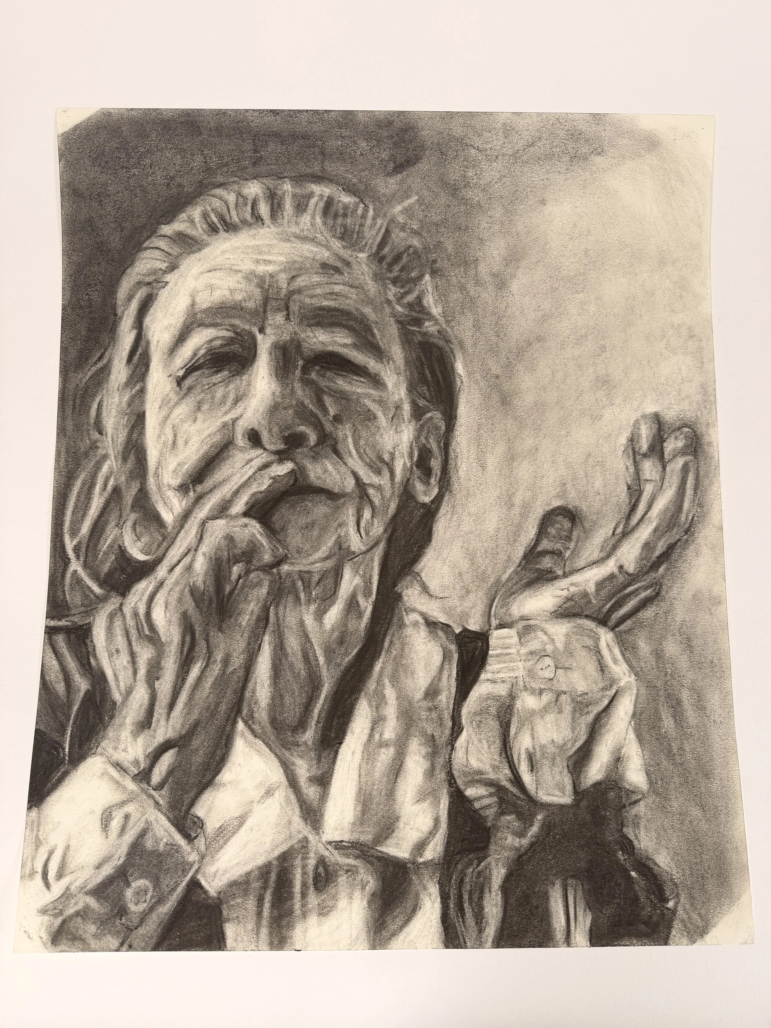 Louis,
2026,
18 x 24 inches,
Charcoal