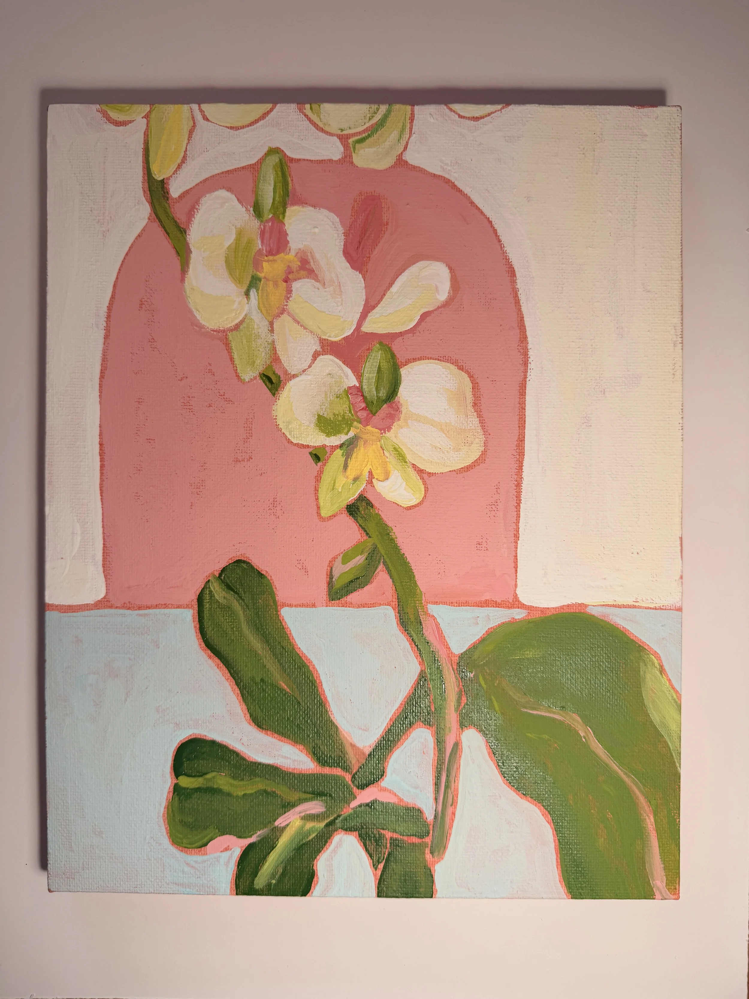 Orchids,
2026,
8 x 10 inches,
Acrylic Paint