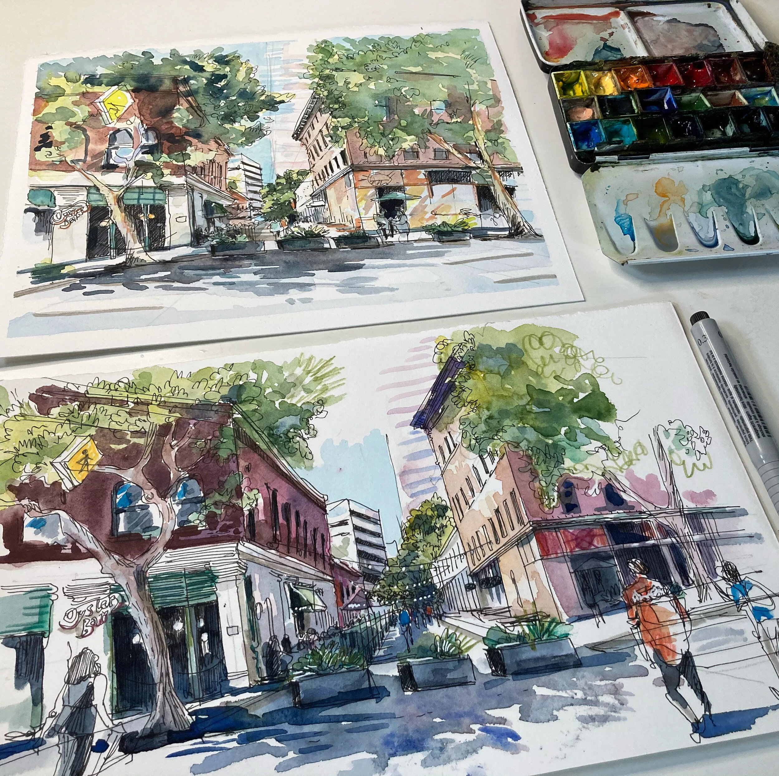 Step by Step: How to Draw a Street in Perspective