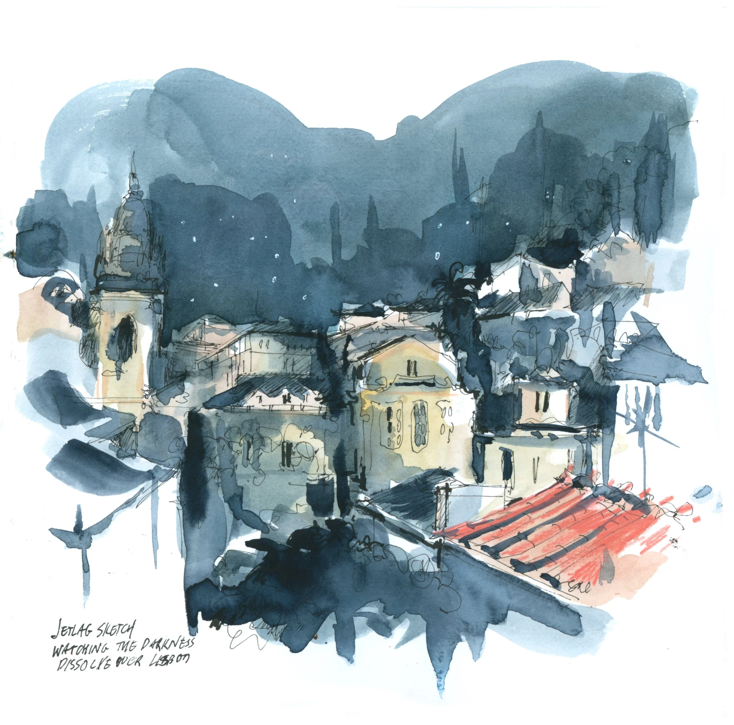 Night Sketching: Capturing the Changing Light