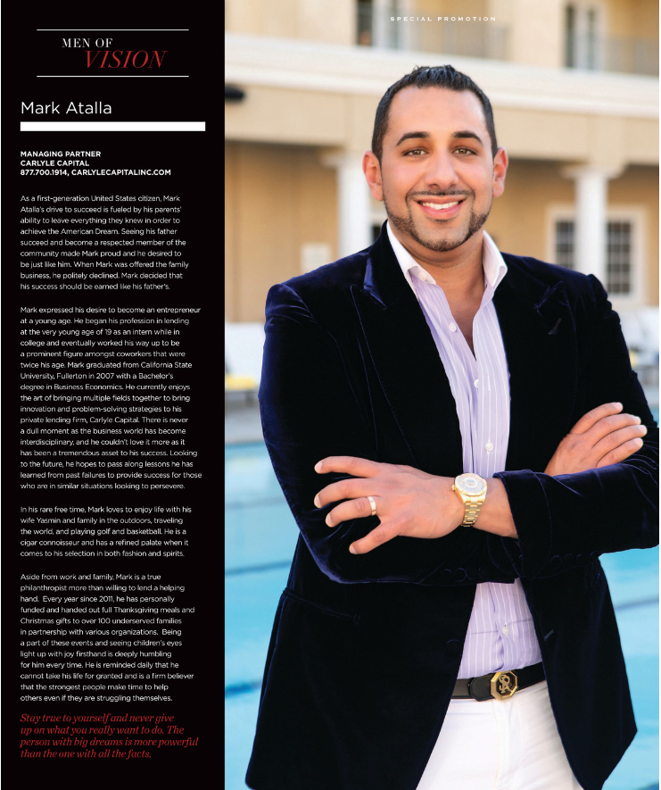 Modern Luxury Men of Vision - Mark Atalla