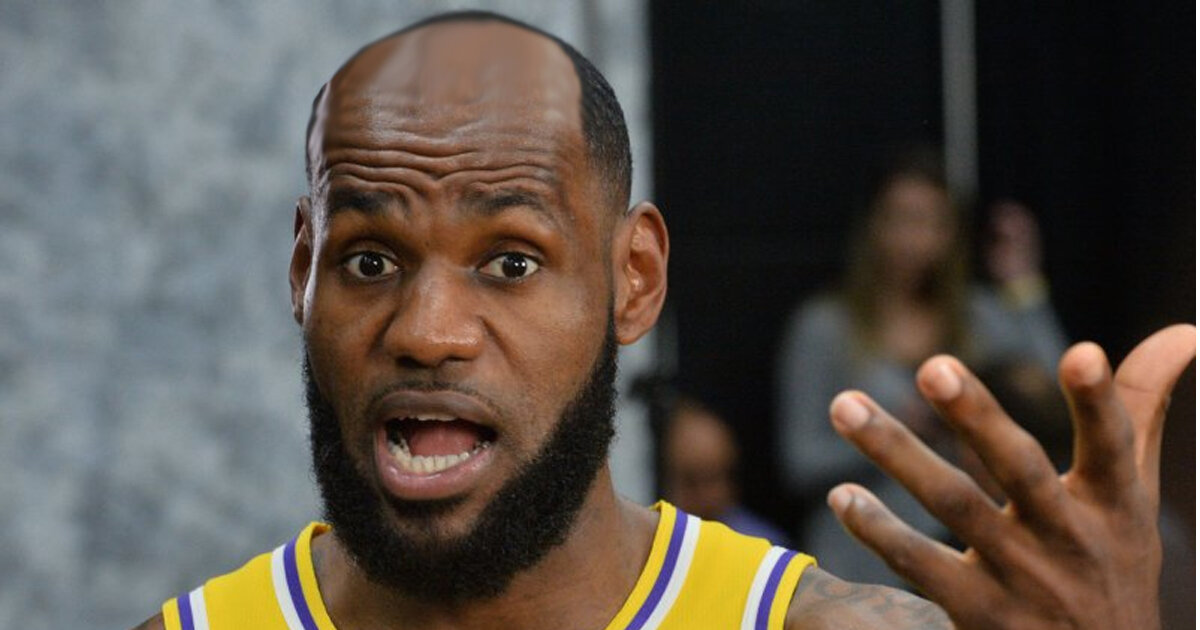 Lebron New Hairline