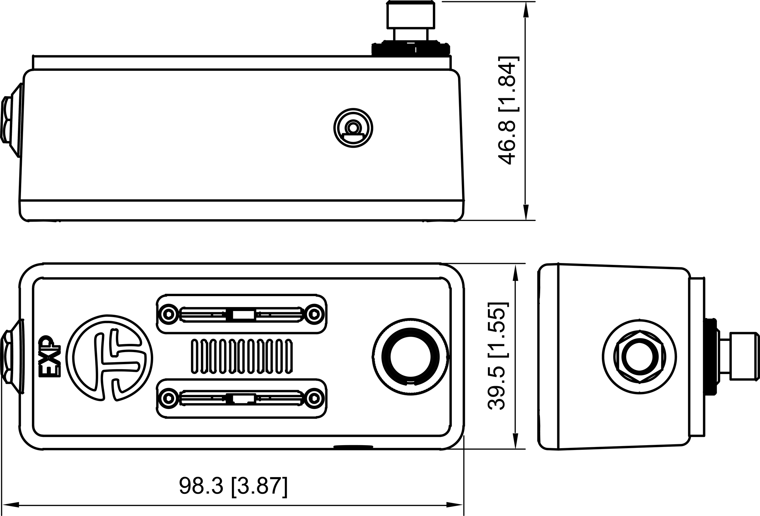 Dimensions in mm[inches]