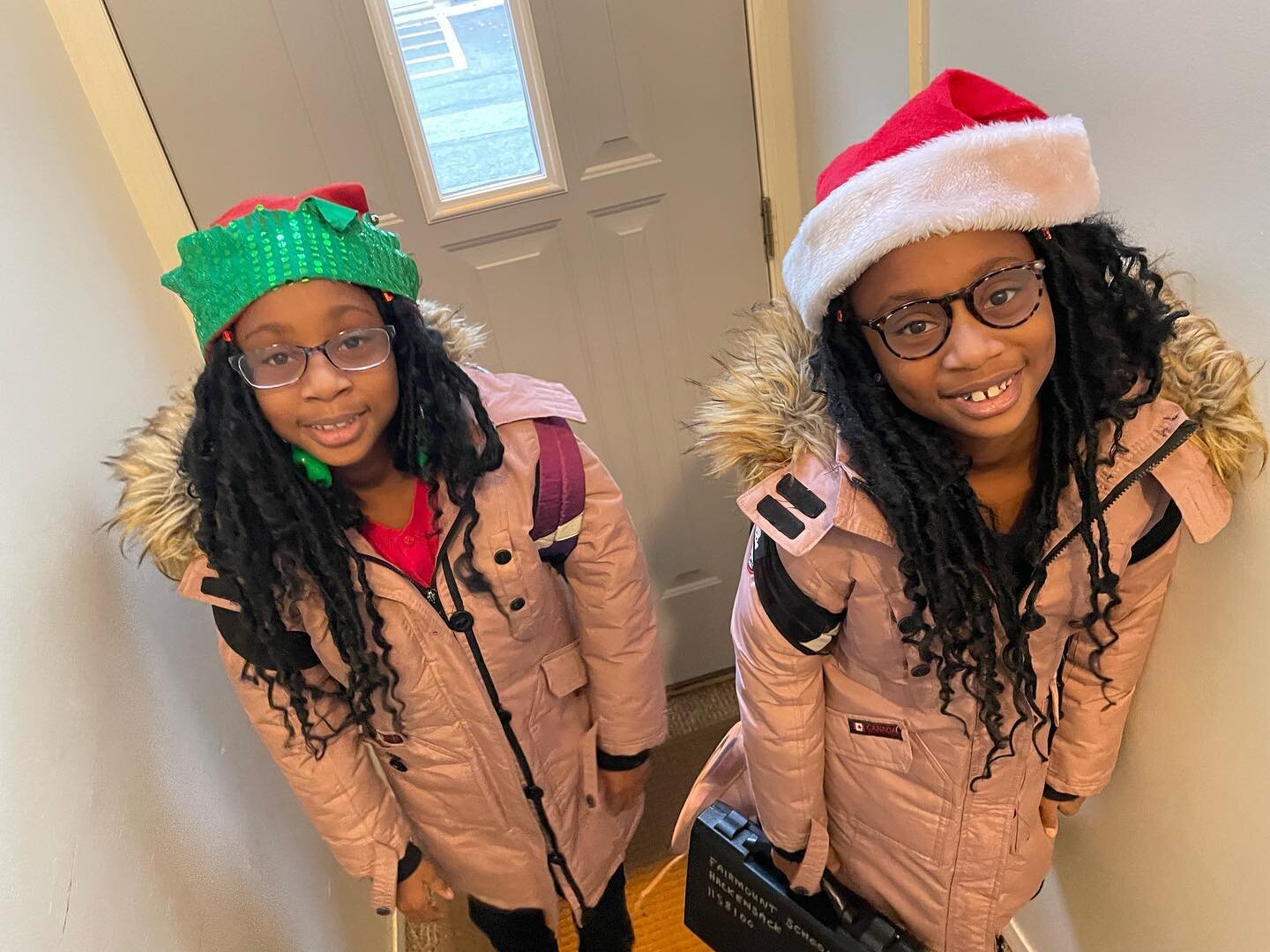 Holiday ready🥰🎅🏾🎄 #soielletwins #soielle