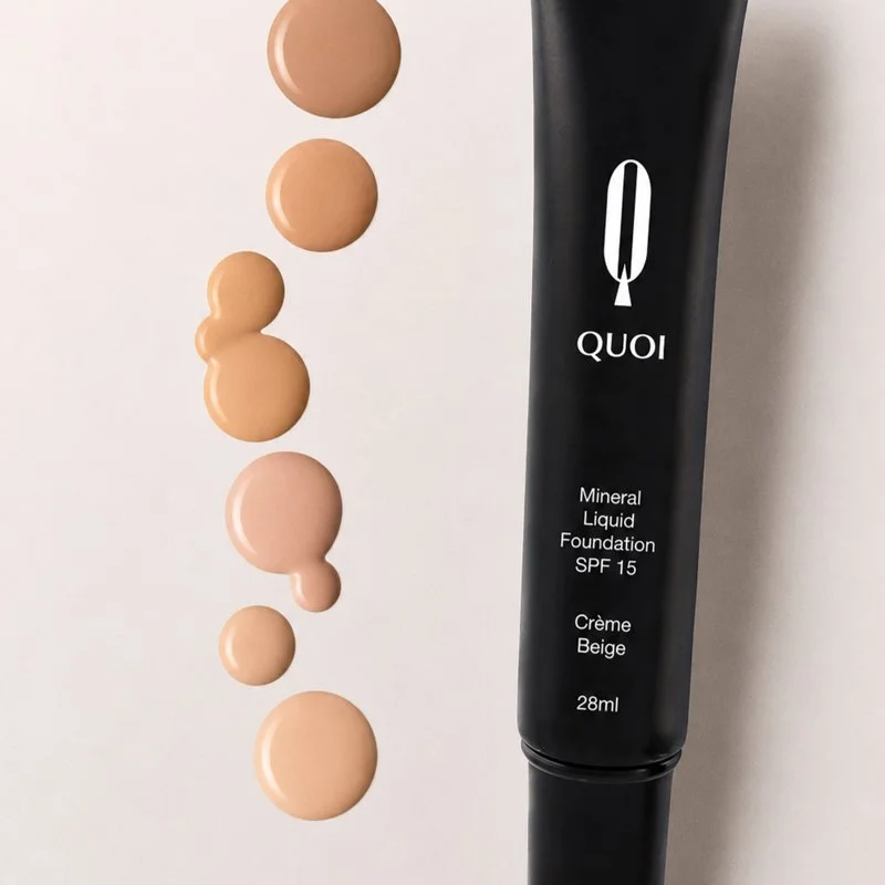 Quoi Mineral Liquid Foundation SPF 15