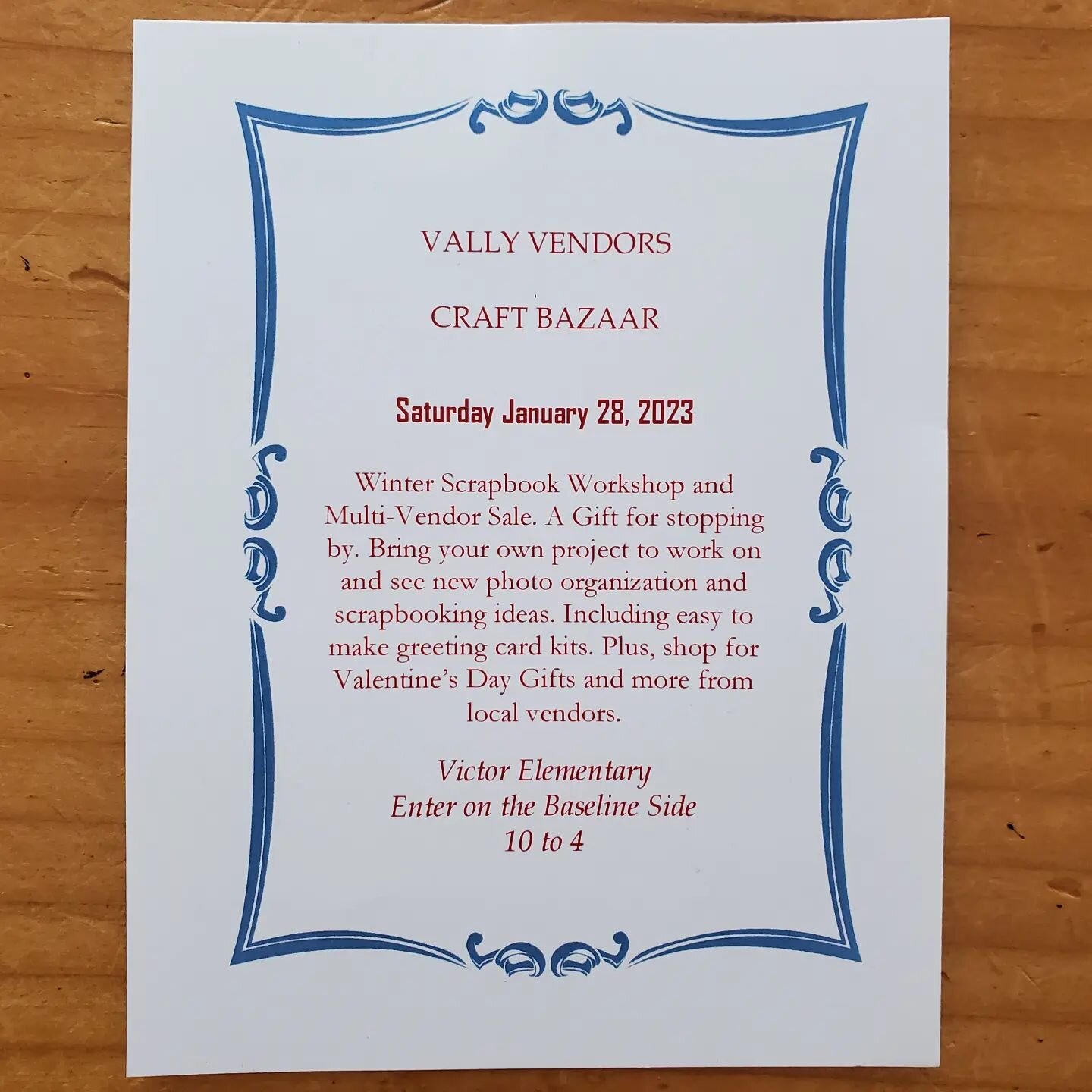 Need a Valentine's Day gift?  Several talented artisans will be at the Victor Elementary School this Saturday from 10am to 4pm. Come and say hello!