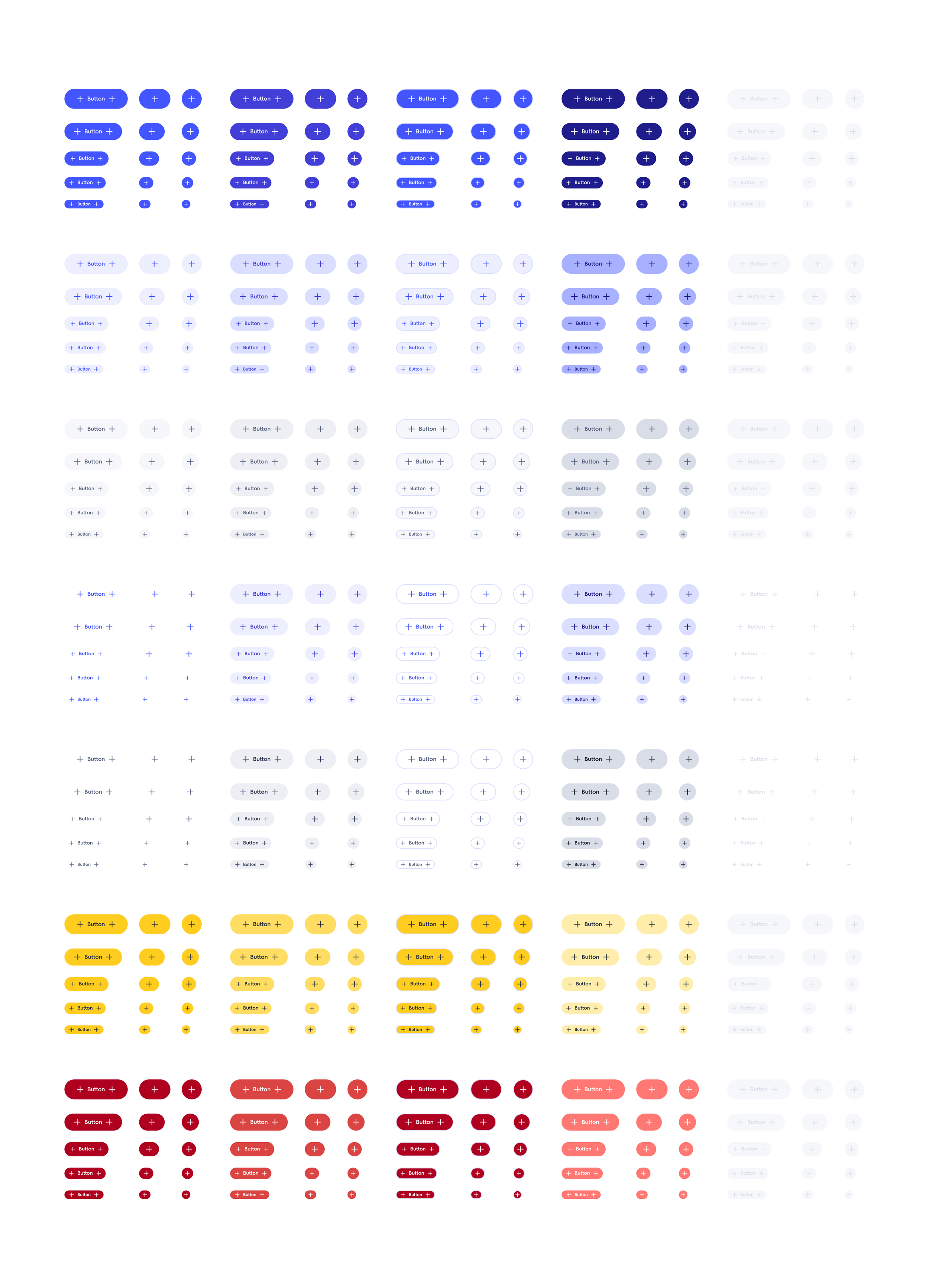 A color-coded chart of various button styles, arranged in rows and columns, with different colors indicating different button types or states.