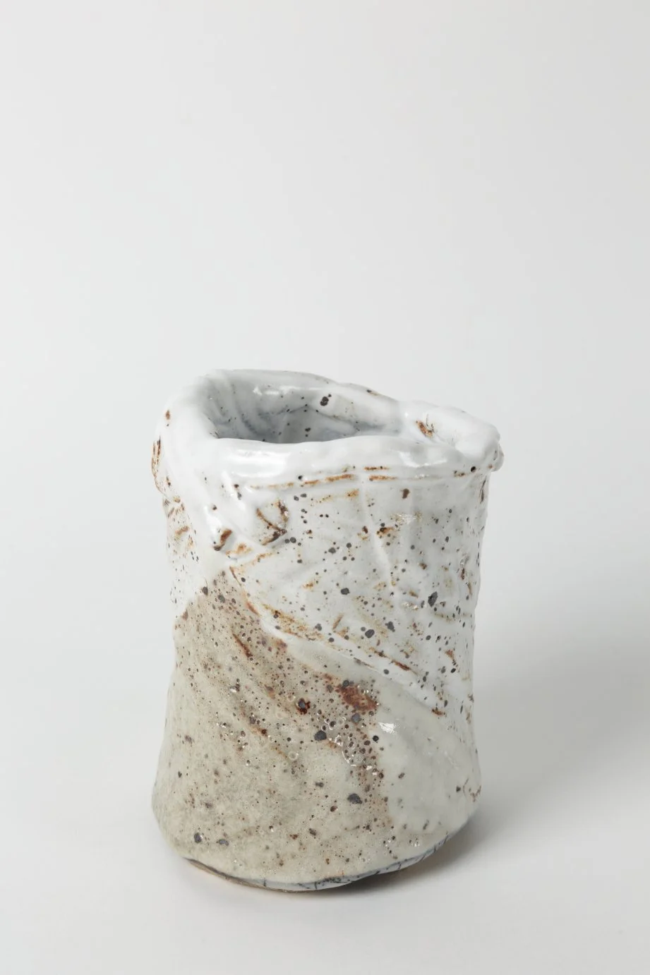 Jan Alexander, Acceptance, vessel, layered Shino glazes, high fired.
