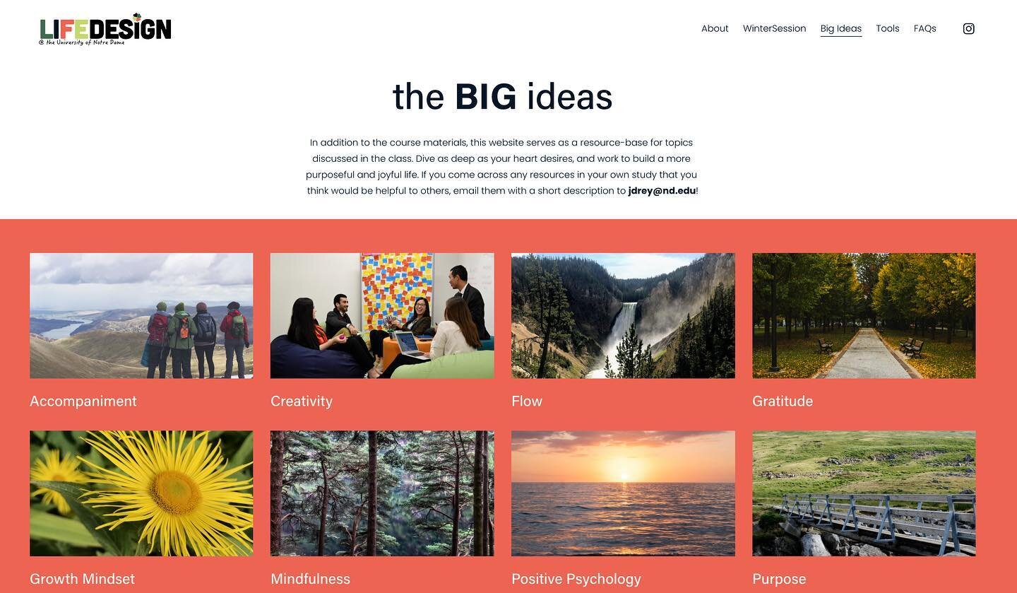 BIG NEWS: Our website is complete. Visit for information on the class, and wonderful resources for engaging with the BIG IDEAS. Learn the concepts, explore the science, and create a plan of action! LINK IN BIO