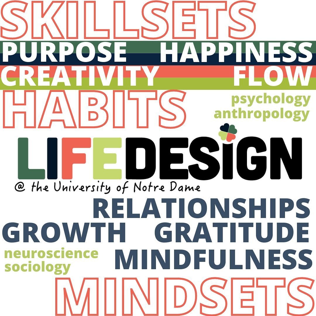LifeDesign was created for students with the help of students, alumni, and faculty! We hope to address questions of life that are on the minds of Notre Dame Students! Oh, and we&rsquo;ll have a lot of fun - we promise! 😜 #education #life #notredame 