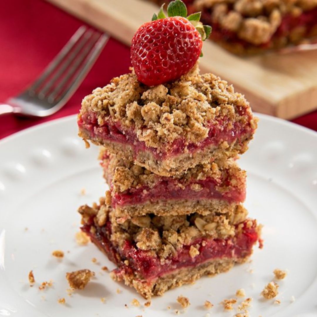 Strawberry Crumble Bars