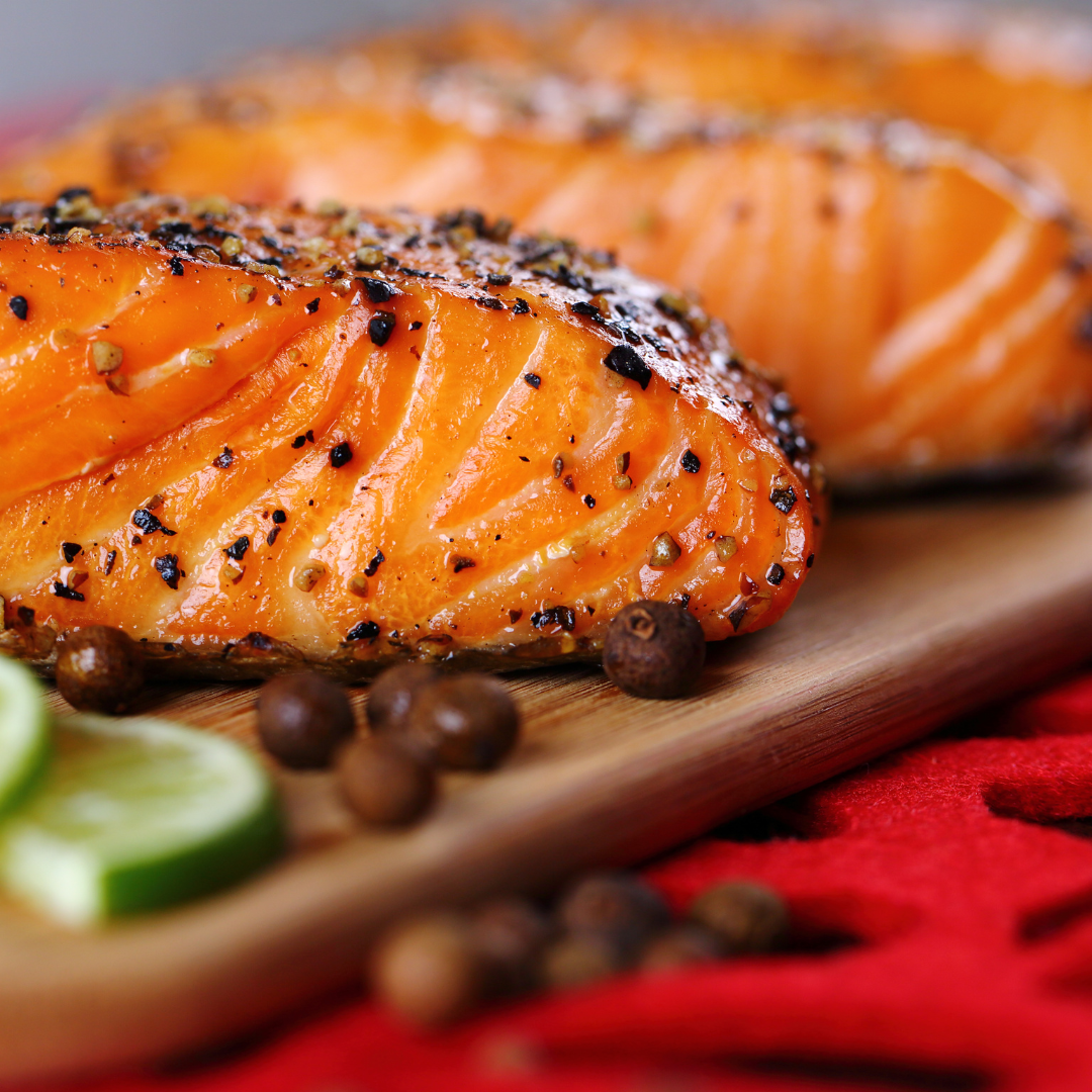 Th﻿ai Citrus BBQ Grilled Salmon