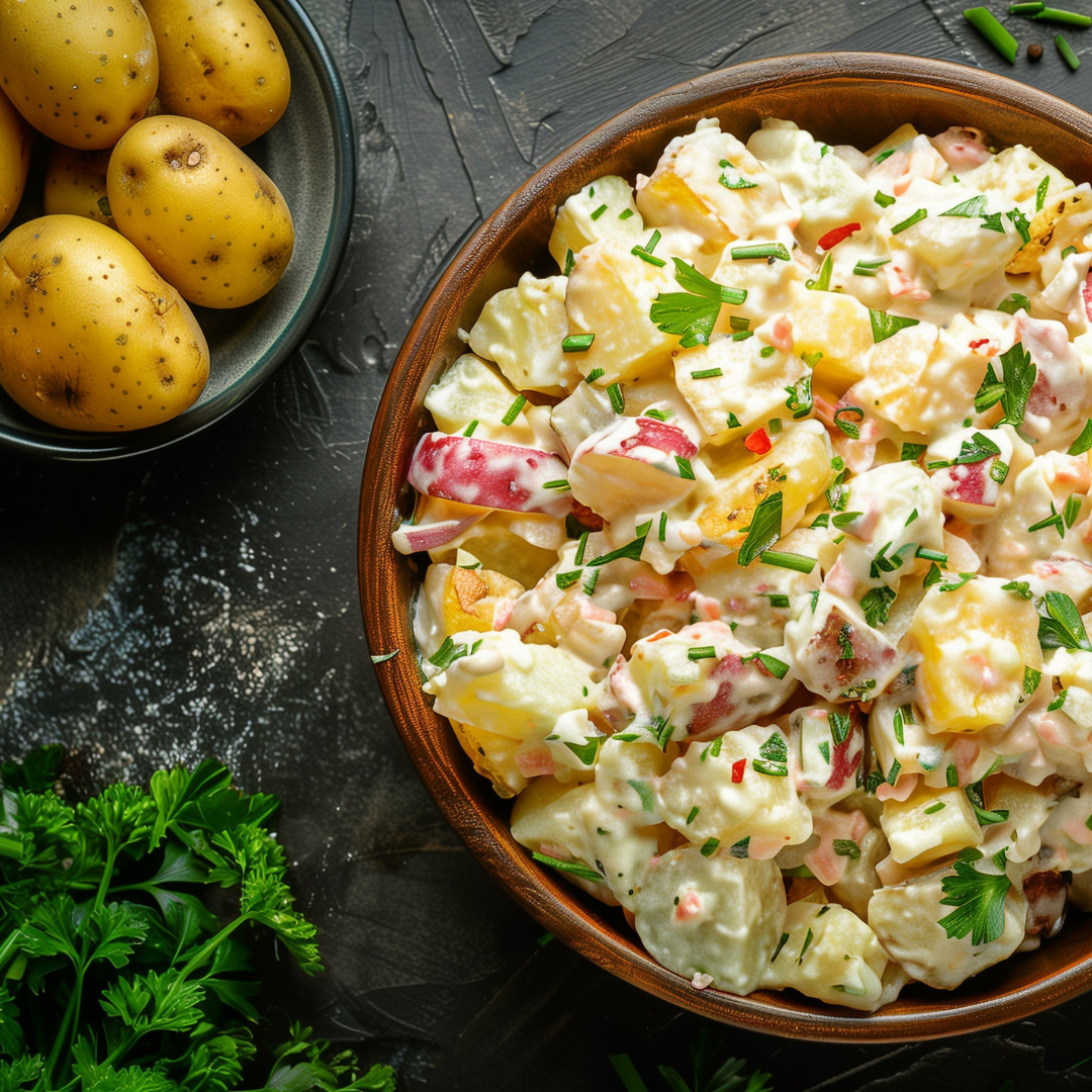 Summertime Calls for Sunshine and... Loaded Baked Potato Salad!