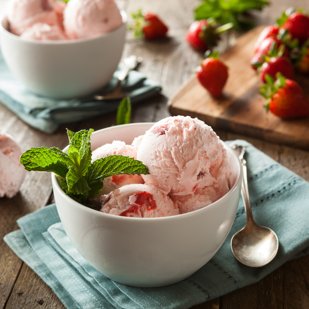 Beat the Heat with Homemade Strawberry Ice Cream!