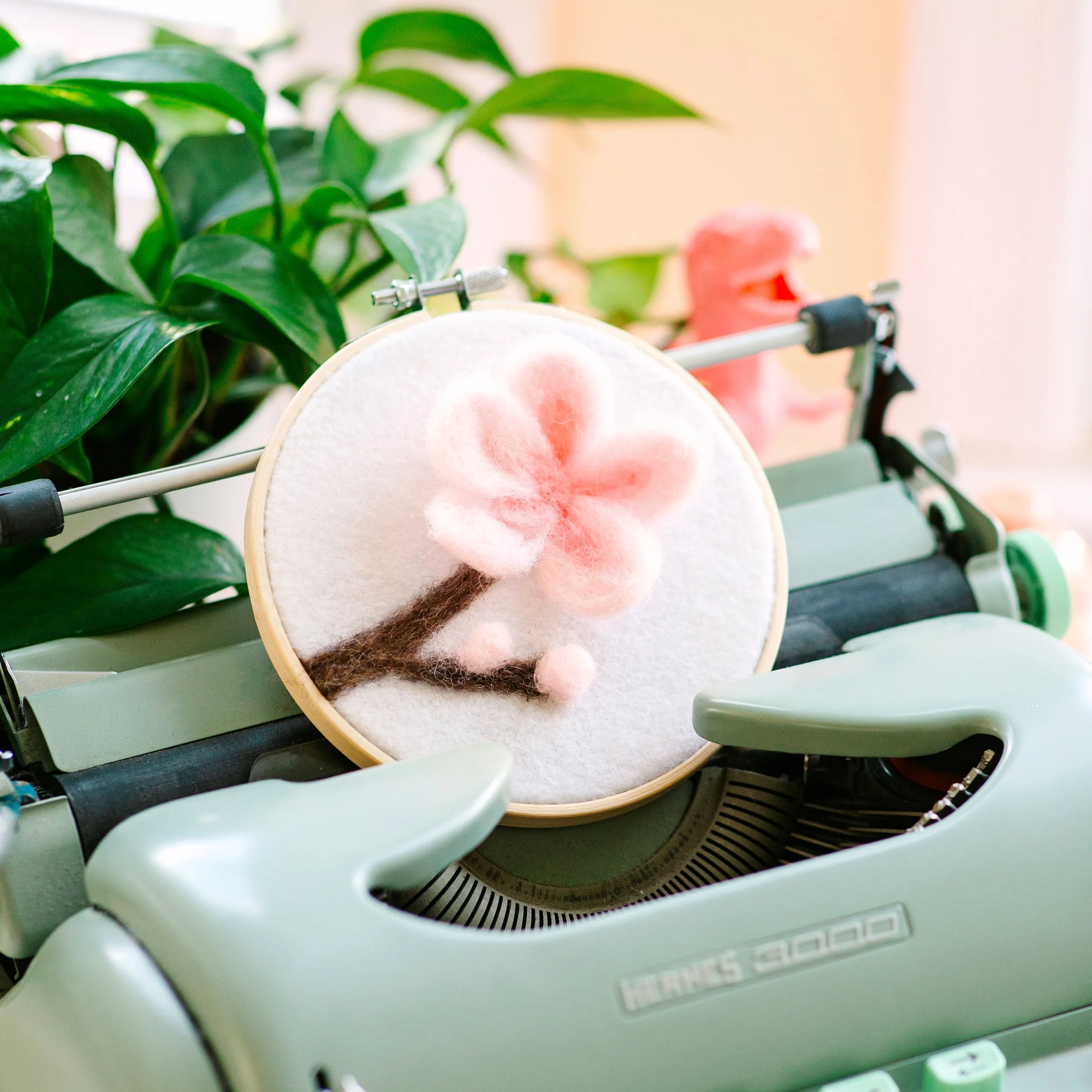 Felted Cherry Blossoms Workshop with Shop Made in DC