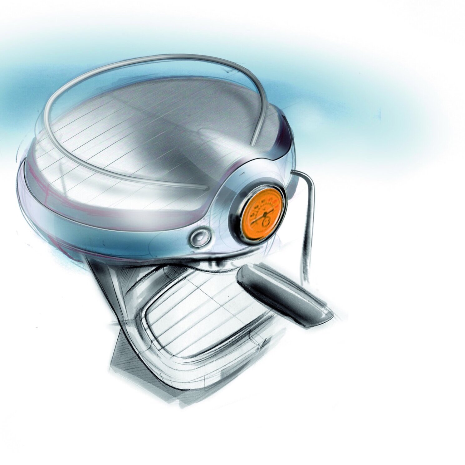 Sirena espresso machine concept overhead