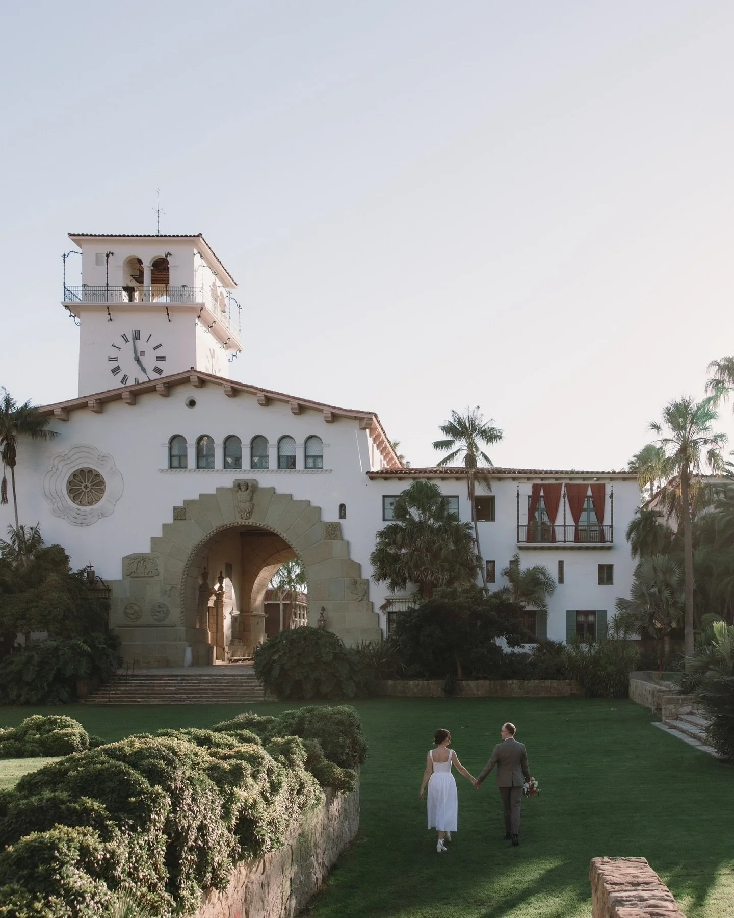 Liz &amp; Adam&rsquo;s sweet sweet Santa Barbara elopement 💐