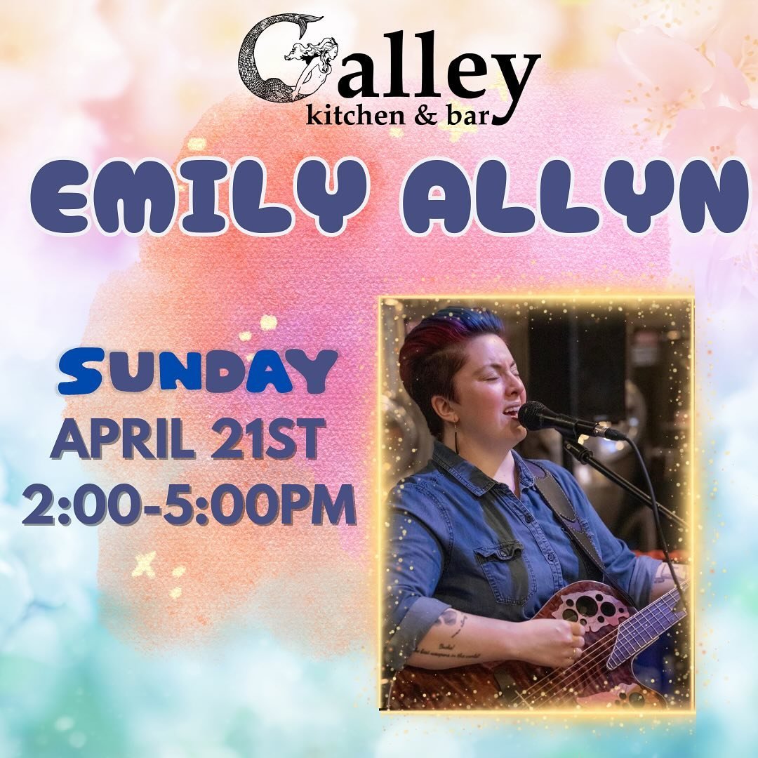 Can&rsquo;t wait to have @emilyallynmusic back here for a Sunday Funday this weekend! Swing down for brunch and stay for the amazing tunes! #livemusic #aprilvaca #sundayfunday #scituateharbor