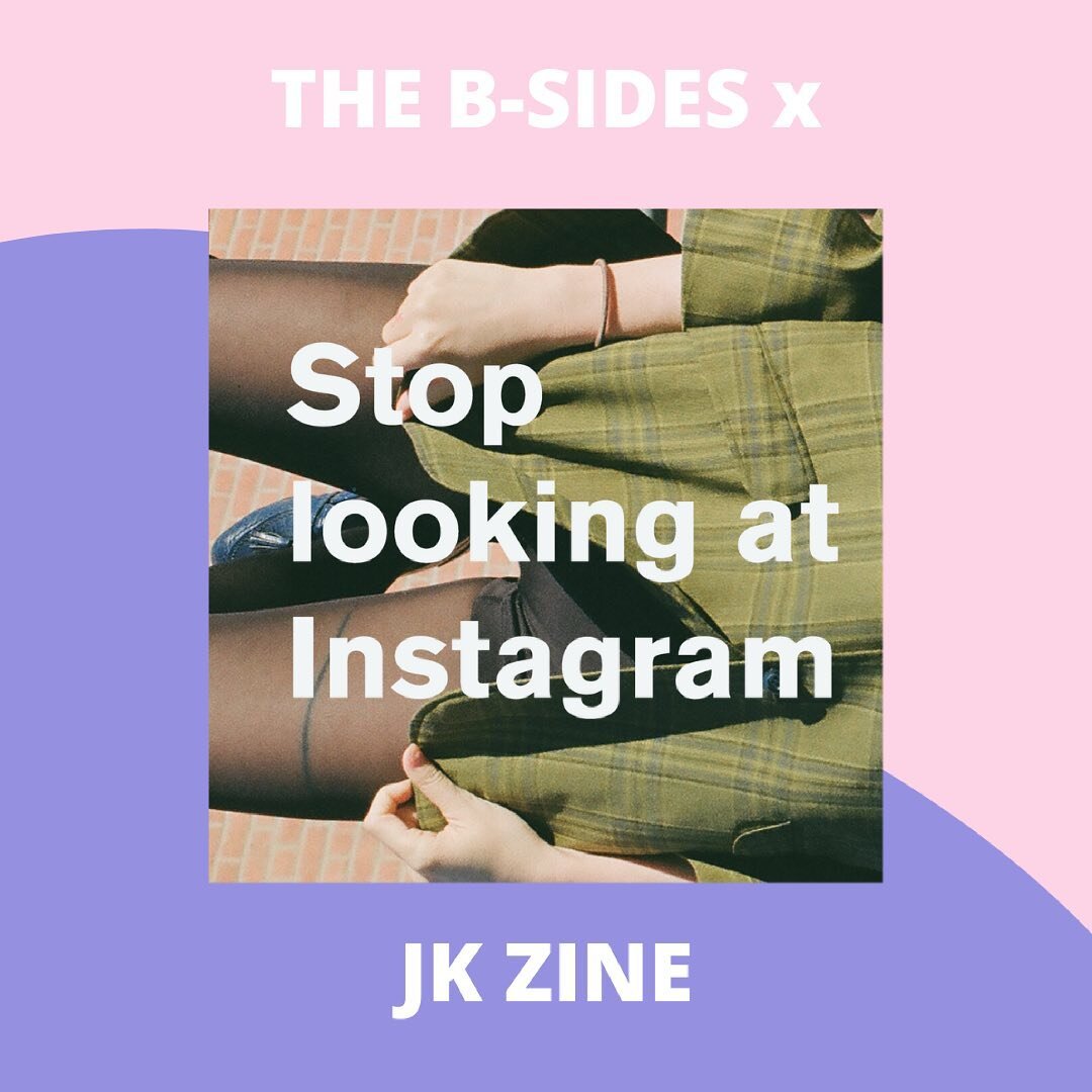Pause the doom scrolling.

Open JK Zine. 

You know we love ways to make our silly little phones feel a little less silly. 

This week&rsquo;s B-Sides episode was #sponsored by @JKZine, a digital publication for your iPhone. We love them bc JK Zine i