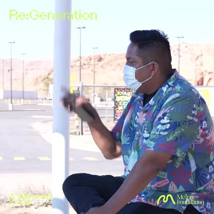 Please note that this post contains images from our sheep butchering workshop, where we learned about the cultural teachings and traditional techniques of sheep butchering.
Day 2 (continued): 
After returning from our hike up Wahi mesa, we gathered