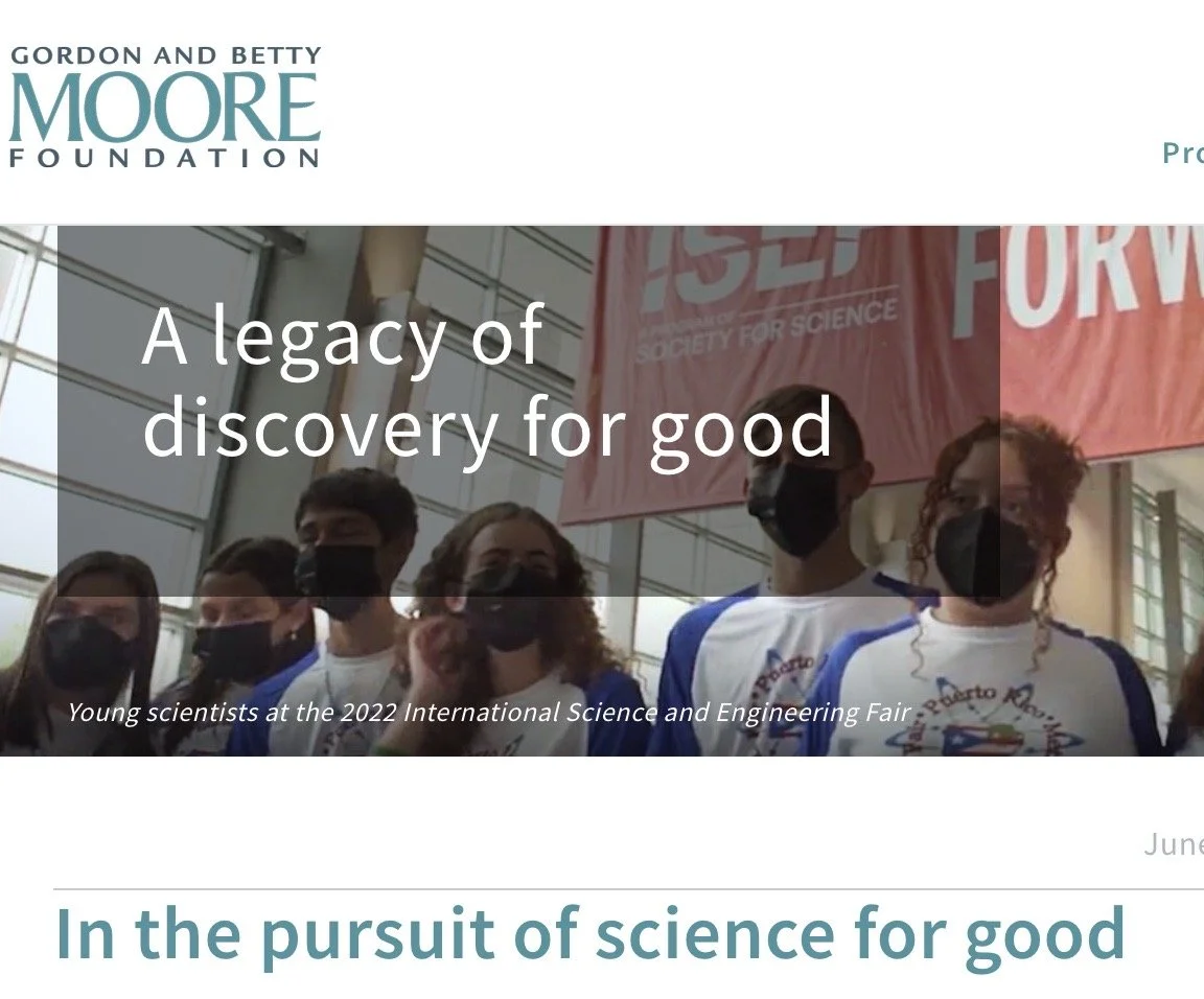 CATEGORY: Philanthropy/science. Audience: external -- grantees, potential grantees, peer organizations and philanthropies.