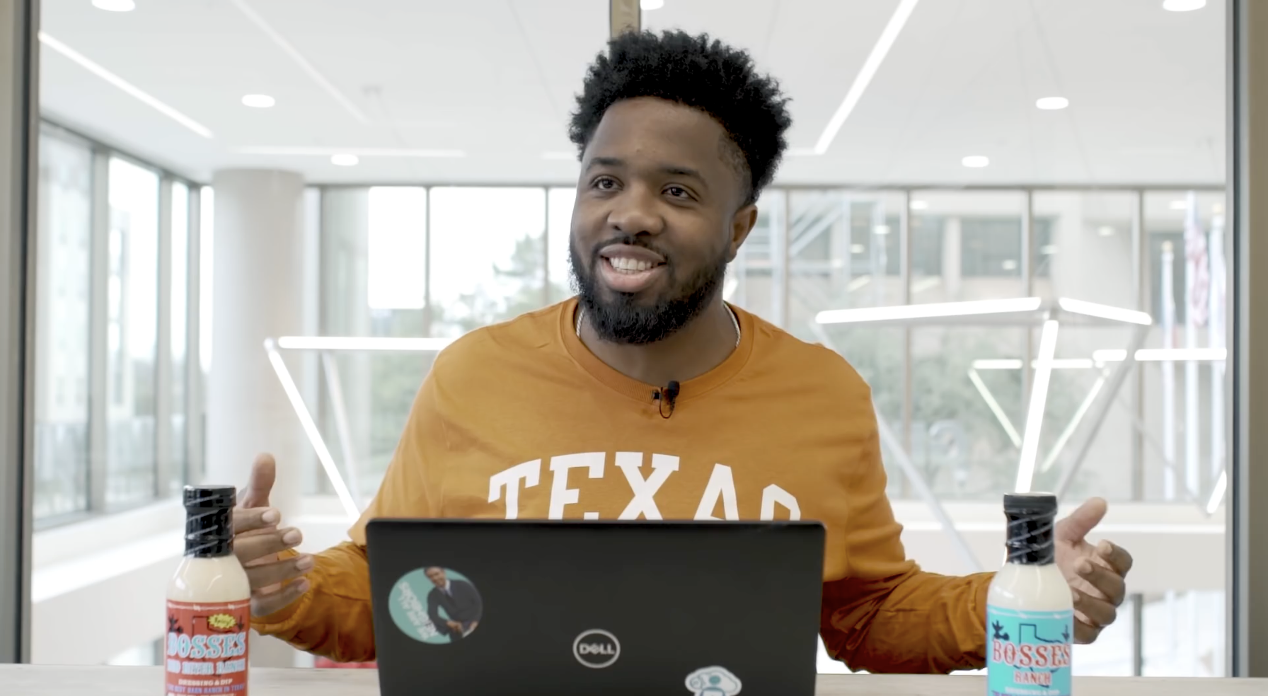 Fanatic Perspective studio production showcasing branded set design, talent interviews, and visual identity