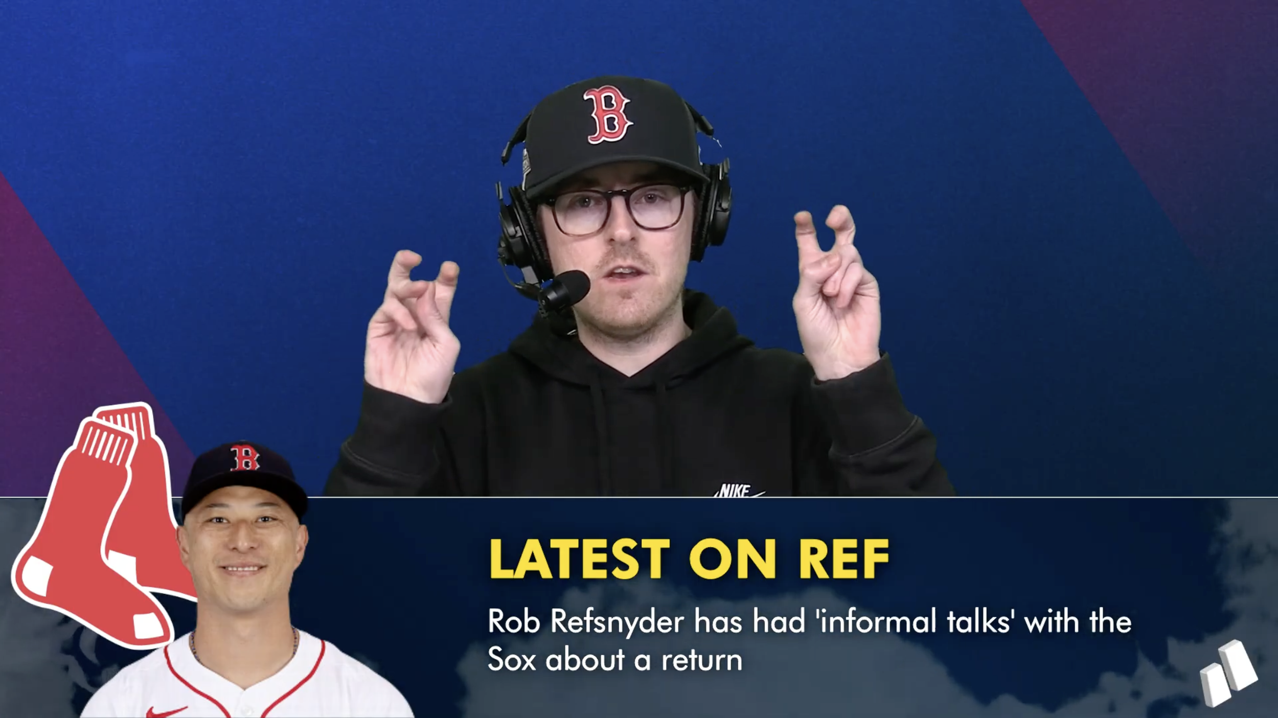 MLB coverage video for Red Sox Rundown featuring stat overlays, commentary pacing, and daily sports storytelling