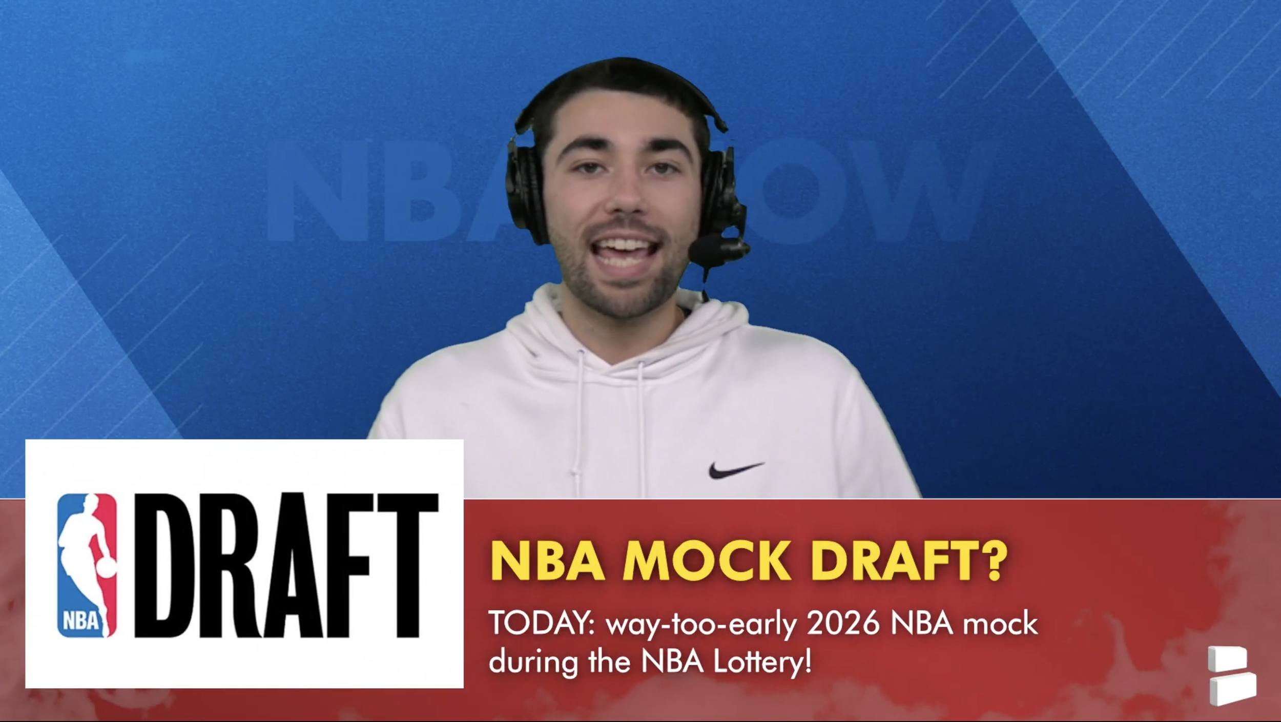 NBA mock draft reaction video edited for Chat Sports with fast-paced cuts, live-show pacing, and on-screen draft graphics